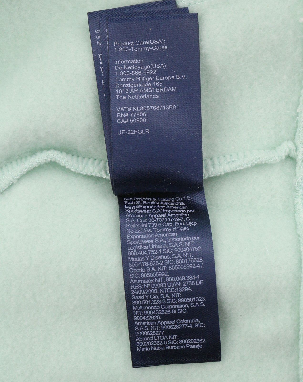 Tommy Hilfiger POCKET PLACEMENT S Minty Essence Pullover Hoodie 87401 Size US S / EU 44-46 / 1 - 9 Thumbnail