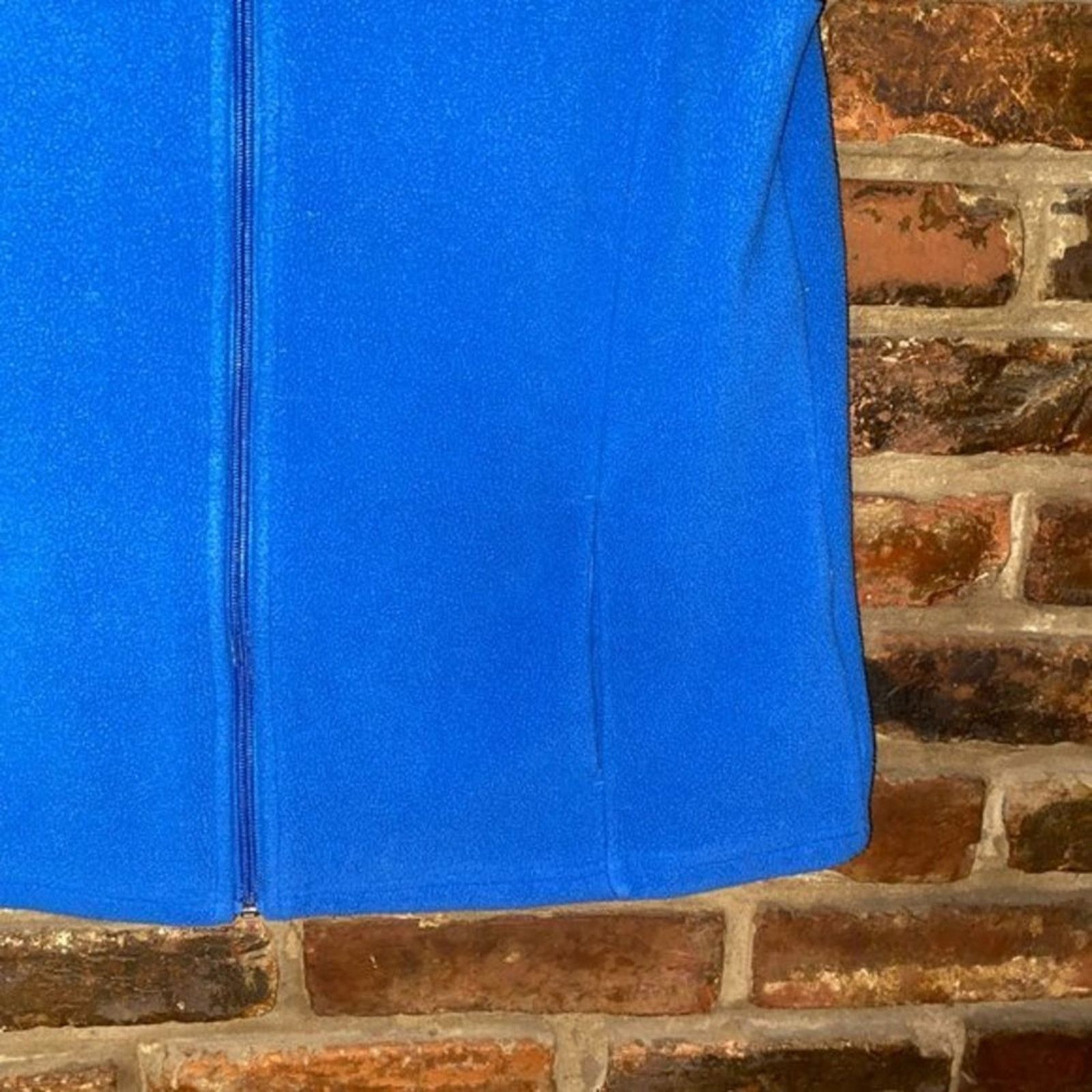 Other Mountain Lake Vintage Blue Fleece Sleeveless Full Zip Vest Size M / US 6-8 / IT 42-44 - 4 Thumbnail