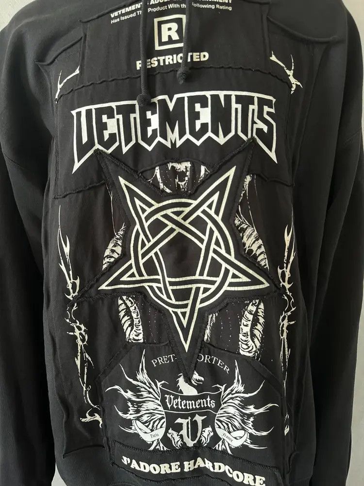 Vetements Vetements Vetements Multi-Patches Hoodie-2506 Size US S / EU 44-46 / 1 - 2 Thumbnail