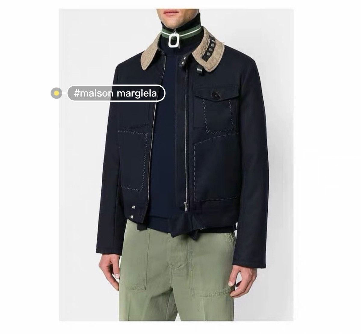 Maison Margiela Maison Margiela Cotton-Linen Blend Jacket Size US M / EU 48-50 / 2 - 5 Thumbnail