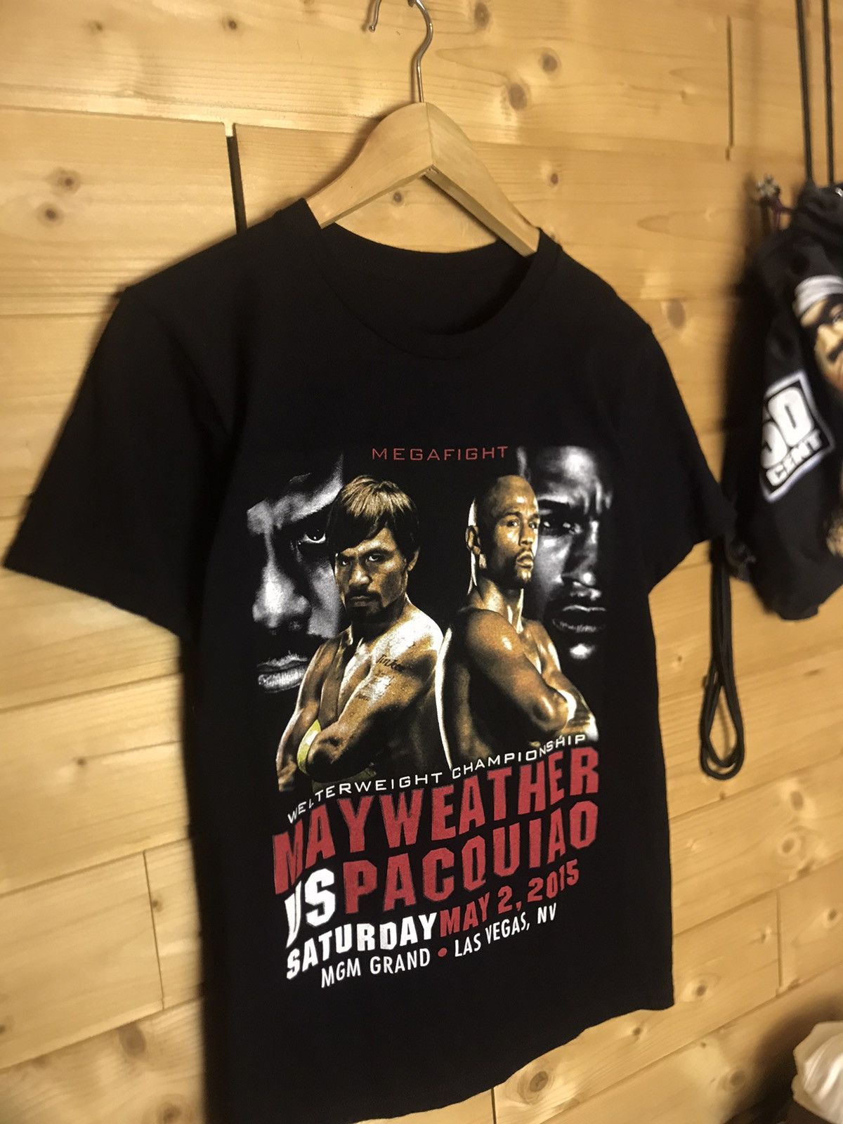 Vintage Mayweather vs Paquaio t-shirt Size US S / EU 44-46 / 1 - 3 Thumbnail