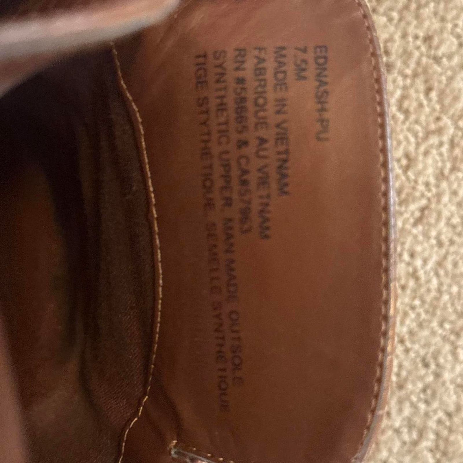 Other Tan brown croc embossed leather chain detail mules Size US 7.5 / IT 37.5 - 3 Thumbnail
