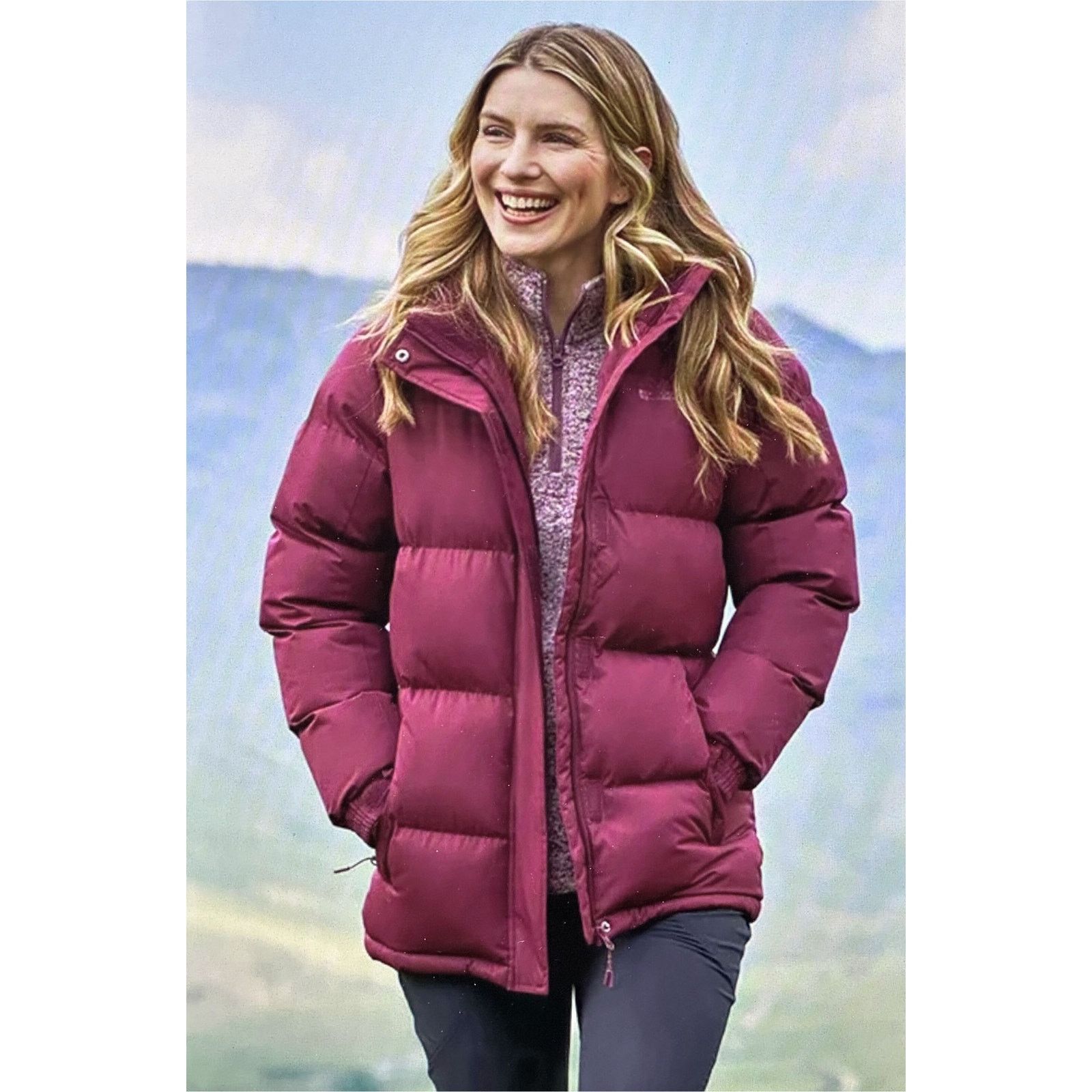 Mountain Warehouse Women's Padded Jacket Burgundy size 6