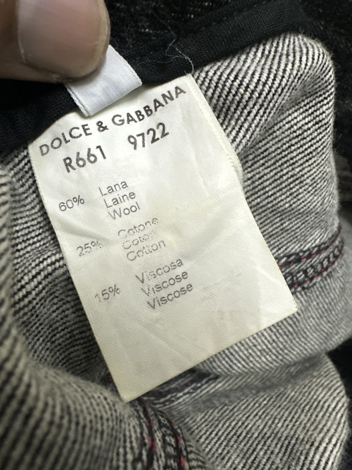 Dolce & Gabbana 1997 Dolce & Gabbana denim trauser minimalist pant Size US 32 / EU 48 - 17 Thumbnail