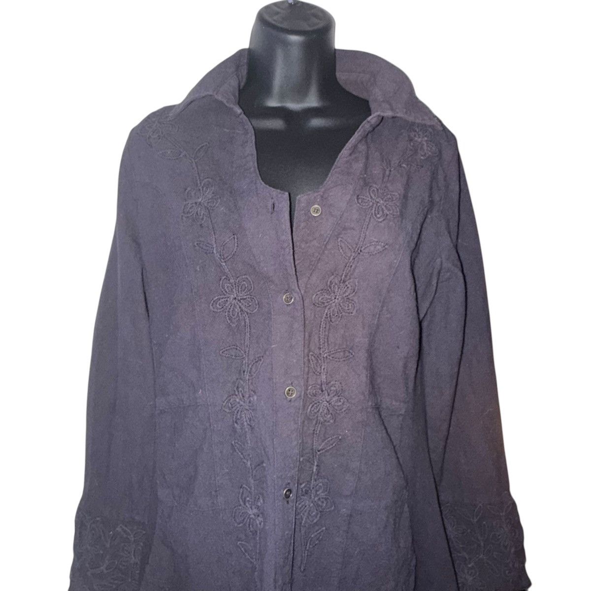 Other Parsley & Sage boho embroidered buttoned top Size M / US 6-8 / IT 42-44 - 2 Thumbnail