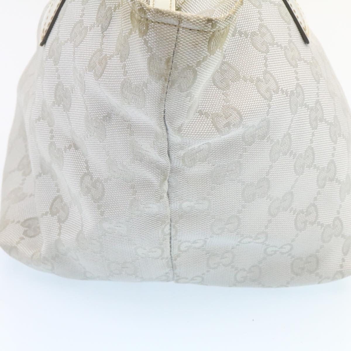 Gucci GUCCI Sherry Line GG Canvas Tote Bag Silver Blue Size ONE SIZE - 3 Thumbnail
