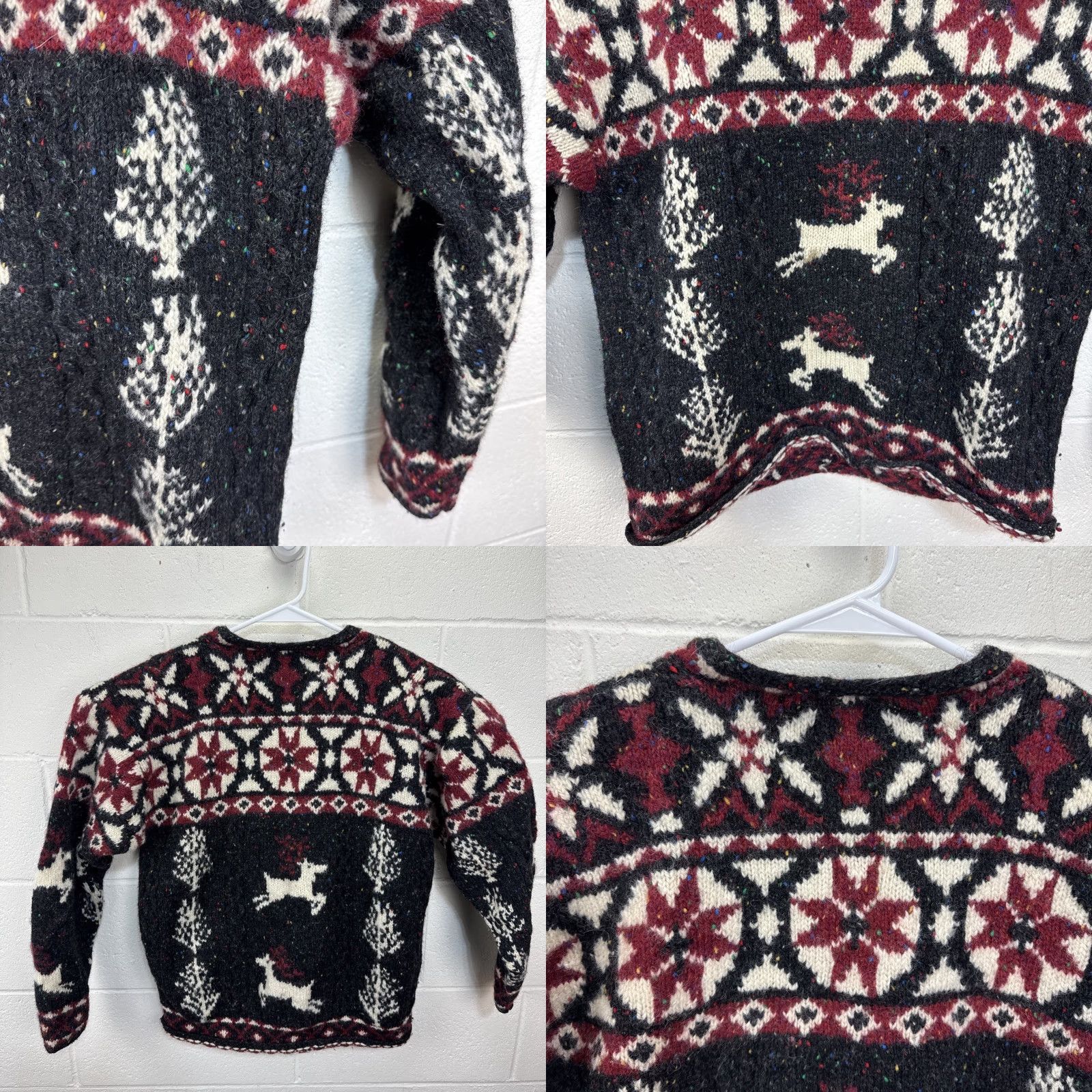 Vintage VINTAGE Woolrich Sweater Adults Medium Fair Isle Reindeer Nordic Ski Christmas Holiday 90s Size US M / EU 48-50 / 2 - 8 Thumbnail