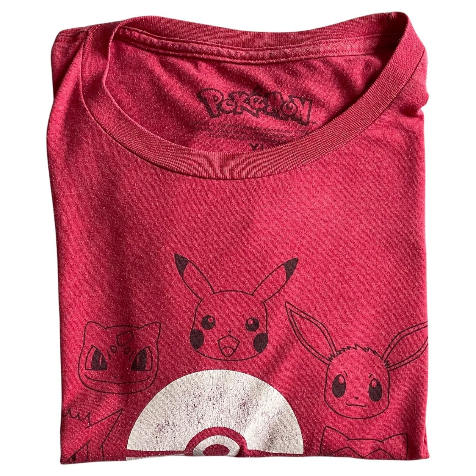Nintendo Pokemon Red Graphic T Shirt Mens XL Pikachu Gaming Tee CLEAN Size US XL / EU 56 / 4 - 5 Thumbnail