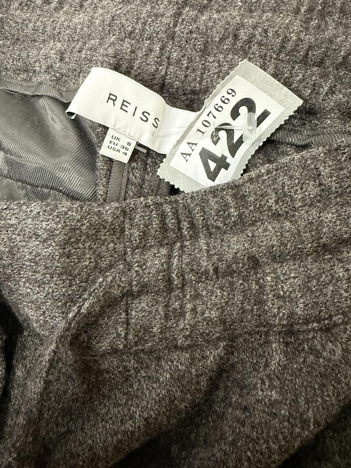 Reiss Reiss Grey Women's Casual Drawstring Trousers Size 27" / US 4 / IT 40 - 2 Thumbnail