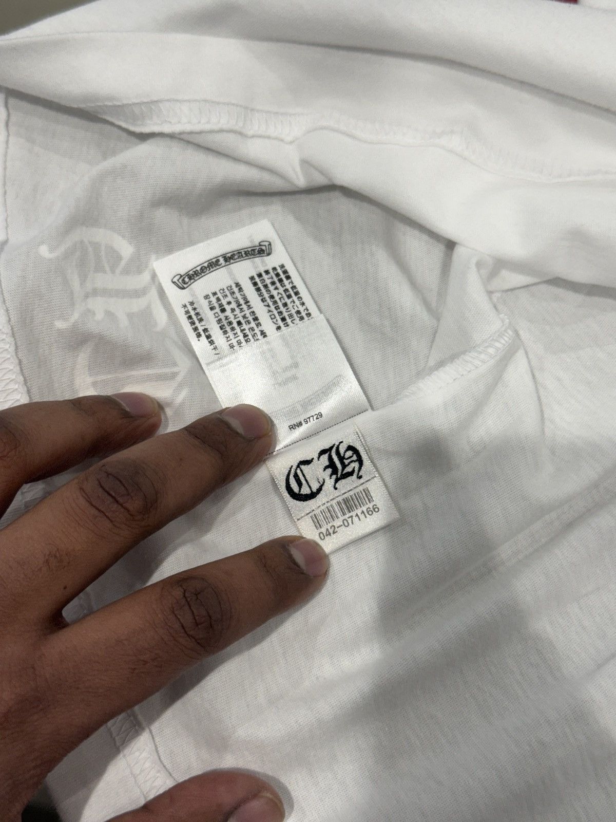 Chrome Hearts Chrome Hearts Scroll Logo Shirt White Size: L Size US L / EU 52-54 / 3 - 12 Thumbnail