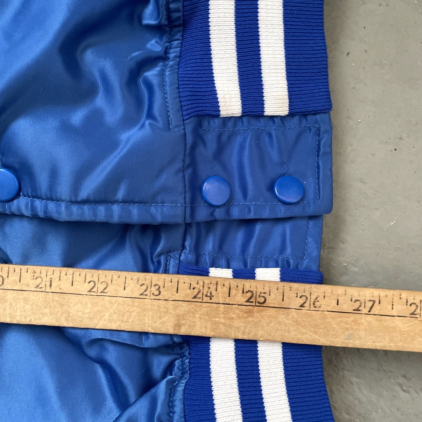 Wilson VINTAGE Gonzaga Baseball Jacket 1970s-1980s Game Worn USA Wilson 46 Bomber Jacket Mens Blue Bulldogs Team Issue Size US S / EU 44-46 / 1 - 5 Thumbnail