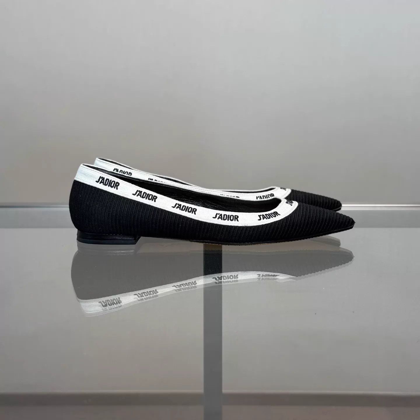 Dior Dior J'Adior Black Flats 38.5 98 Size US 8 / IT 38 - 3 Thumbnail