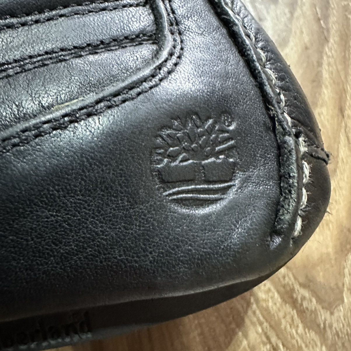 Timberland Timberland Leather Driving Slip On Style Loafers, Black, 9.5 Size US 9.5 / EU 42-43 - 3 Thumbnail