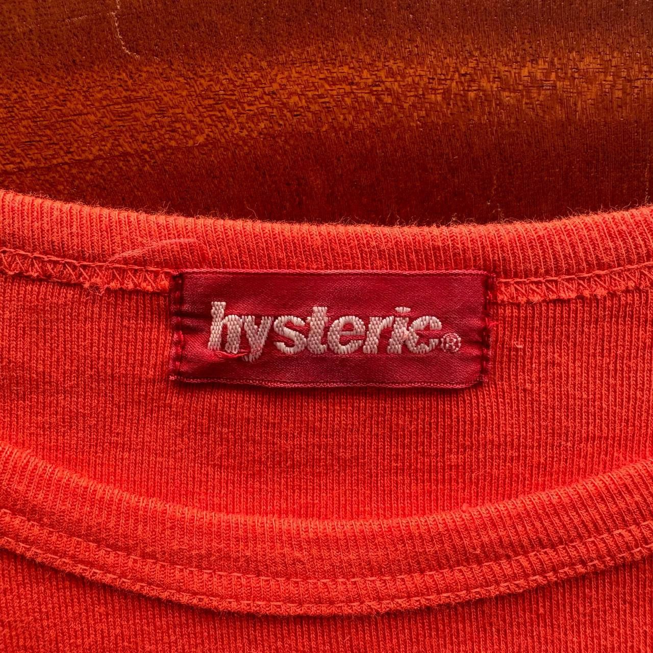 Hysteric Glamour Hysteric Glamour Y2K Chrome Logo Orange Longsleeve Tee Size US XS / EU 42 / 0 - 5 Thumbnail
