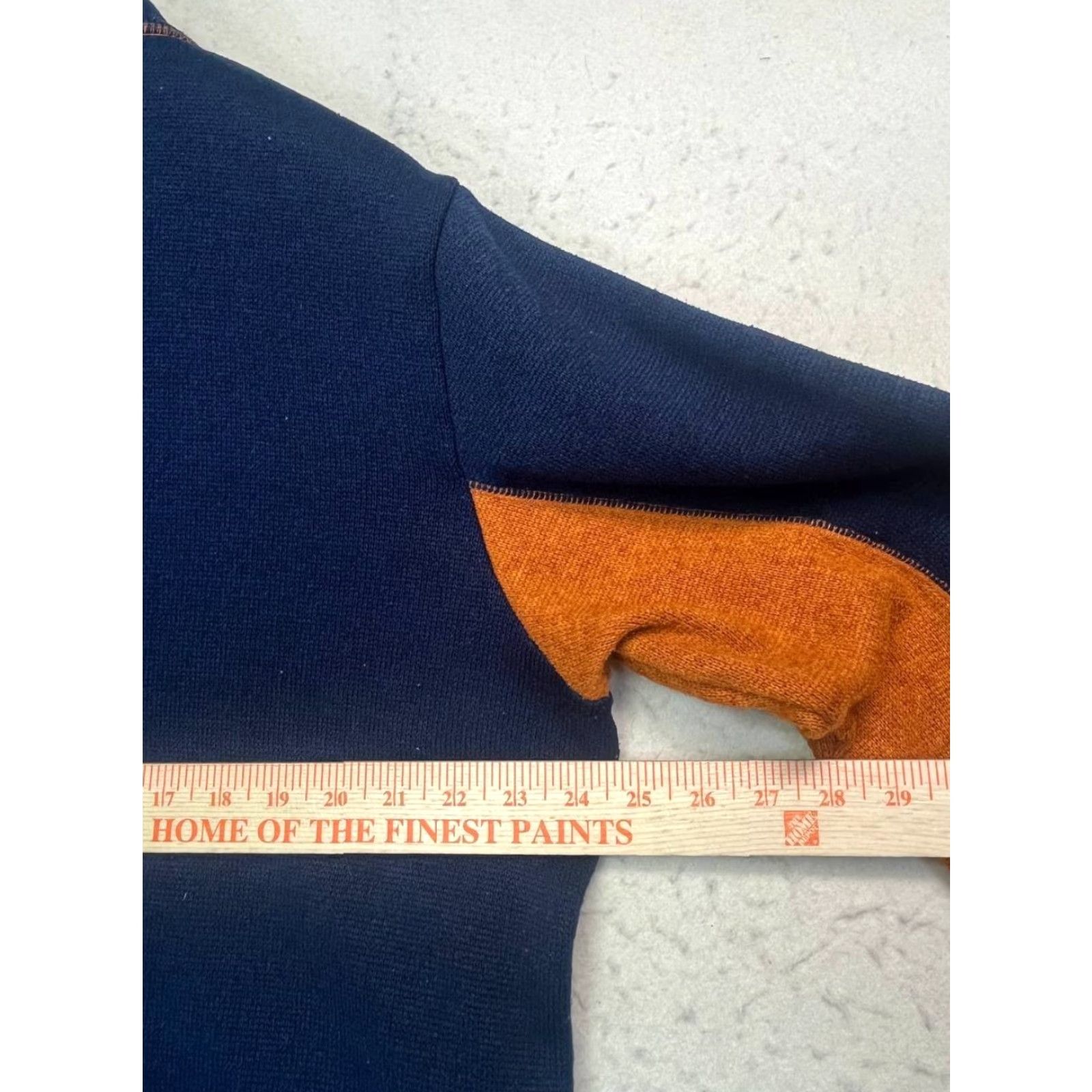 Orvis Orvis Soft Fleece 1/4 Zip Pullover Mens Large Blue Orange Size US L / EU 52-54 / 3 - 3 Thumbnail