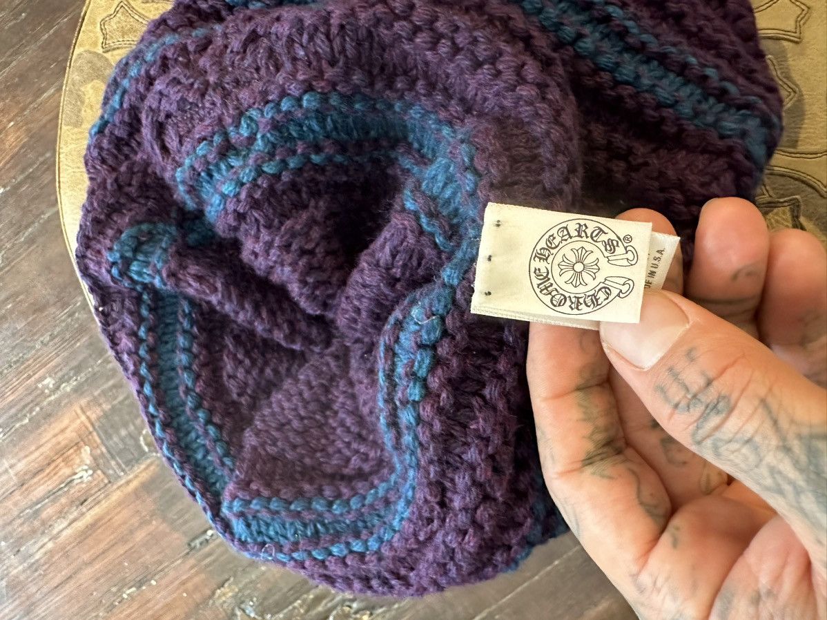 Chrome Hearts Chrome Hearts CASHMERE Leopard Cheetah Cross Patch Beanie Size ONE SIZE - 4 Thumbnail