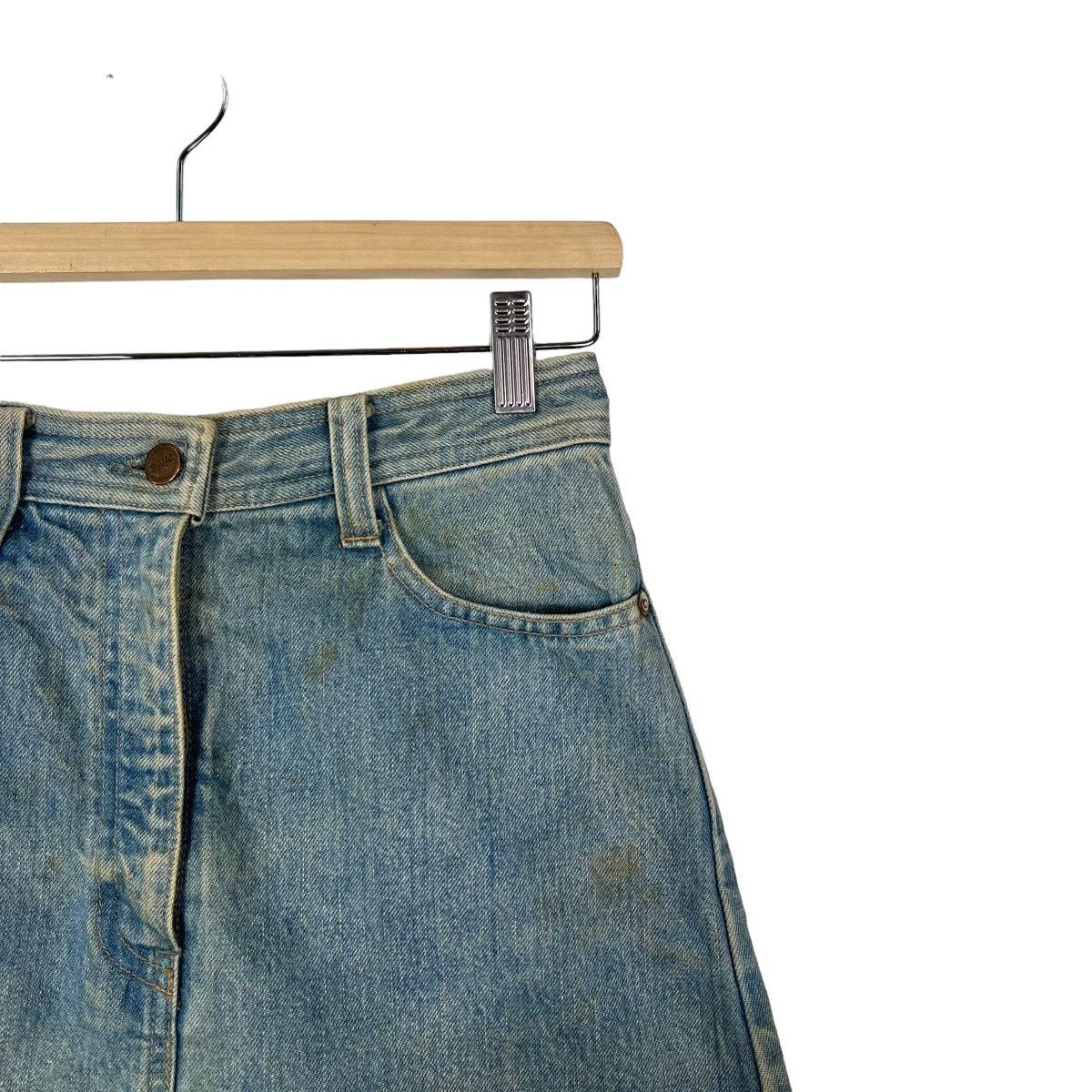 Hai Sporting Gear 🔥 HAI ISSEY MIYAKE DENIM SKIRTS Size 26" / US 2 / IT 38 - 5 Thumbnail