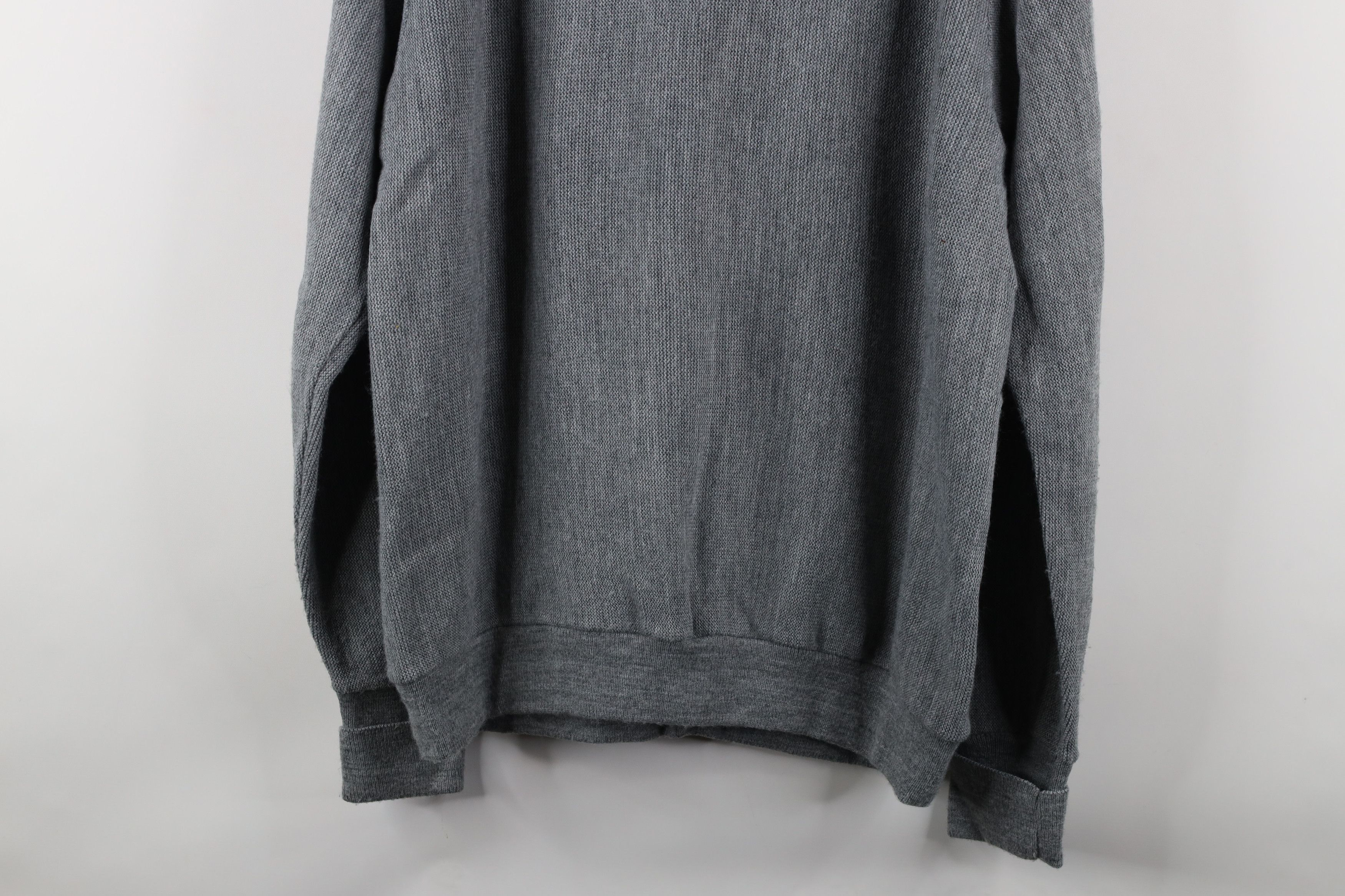 Izod Vintage 90s Izod Out Knit Button Cardigan Sweater Gray USA Size US L / EU 52-54 / 3 - 9 Thumbnail