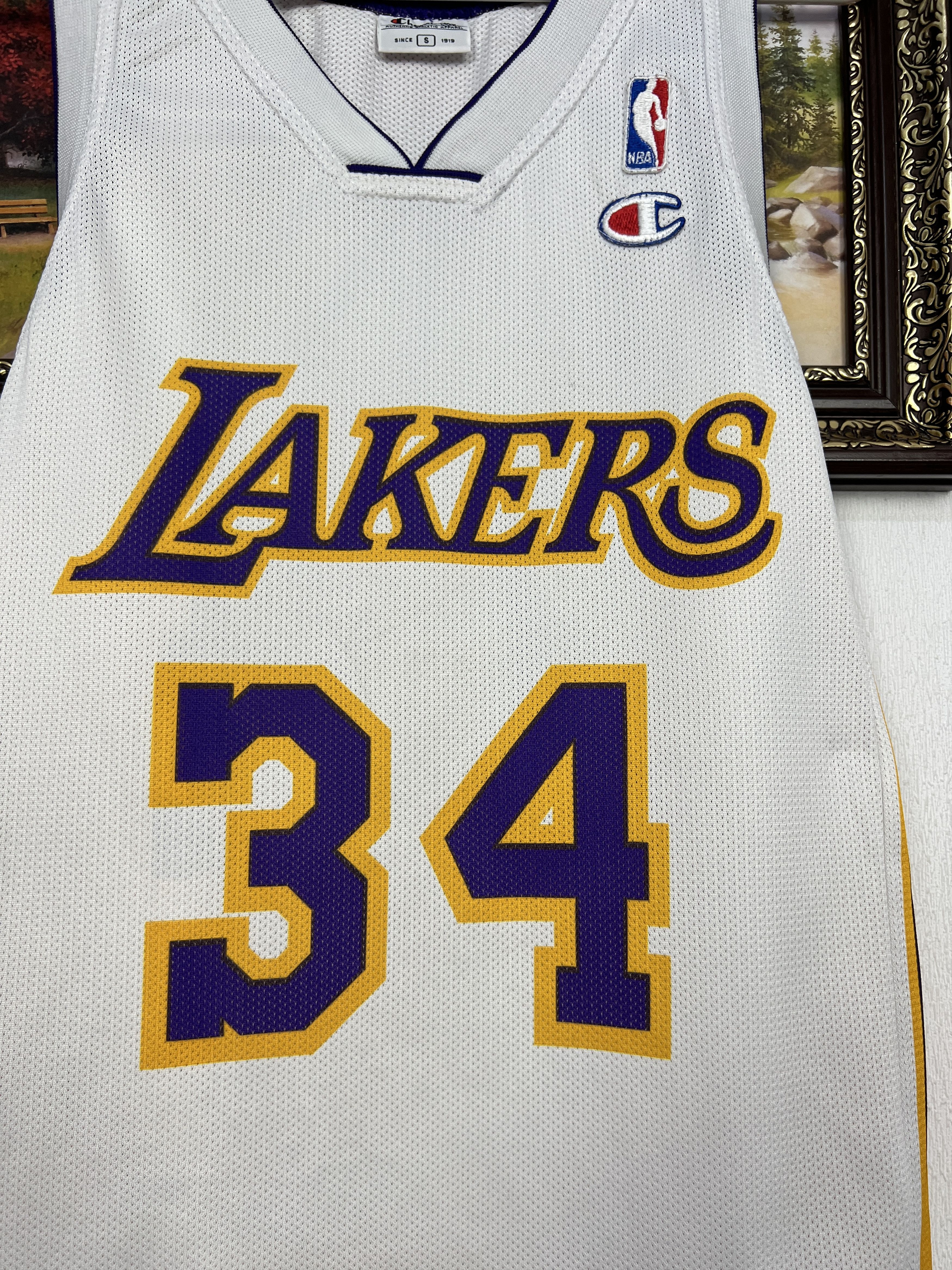 Champion Vintage 90's Champions Los Angeles Lakers O'Neal Jersey Size US S / EU 44-46 / 1 - 3 Thumbnail