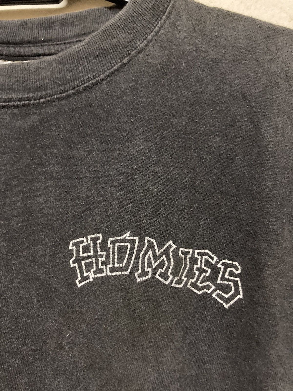 Homies × Vintage Vintage 90s Homies Streetwear Clothing Brand Tshirt Size US L / EU 52-54 / 3 - 3 Thumbnail