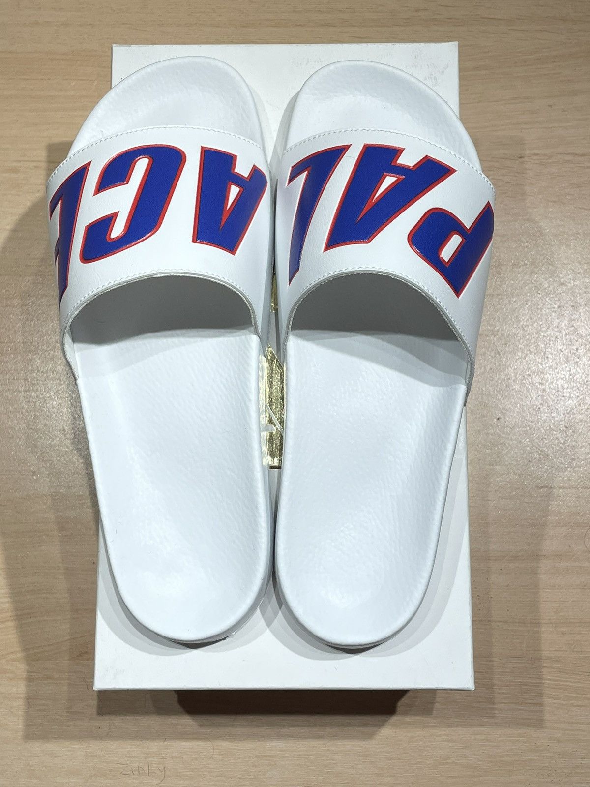Palace Palace Sliders White Size US 12 / EU 45 - 3 Thumbnail