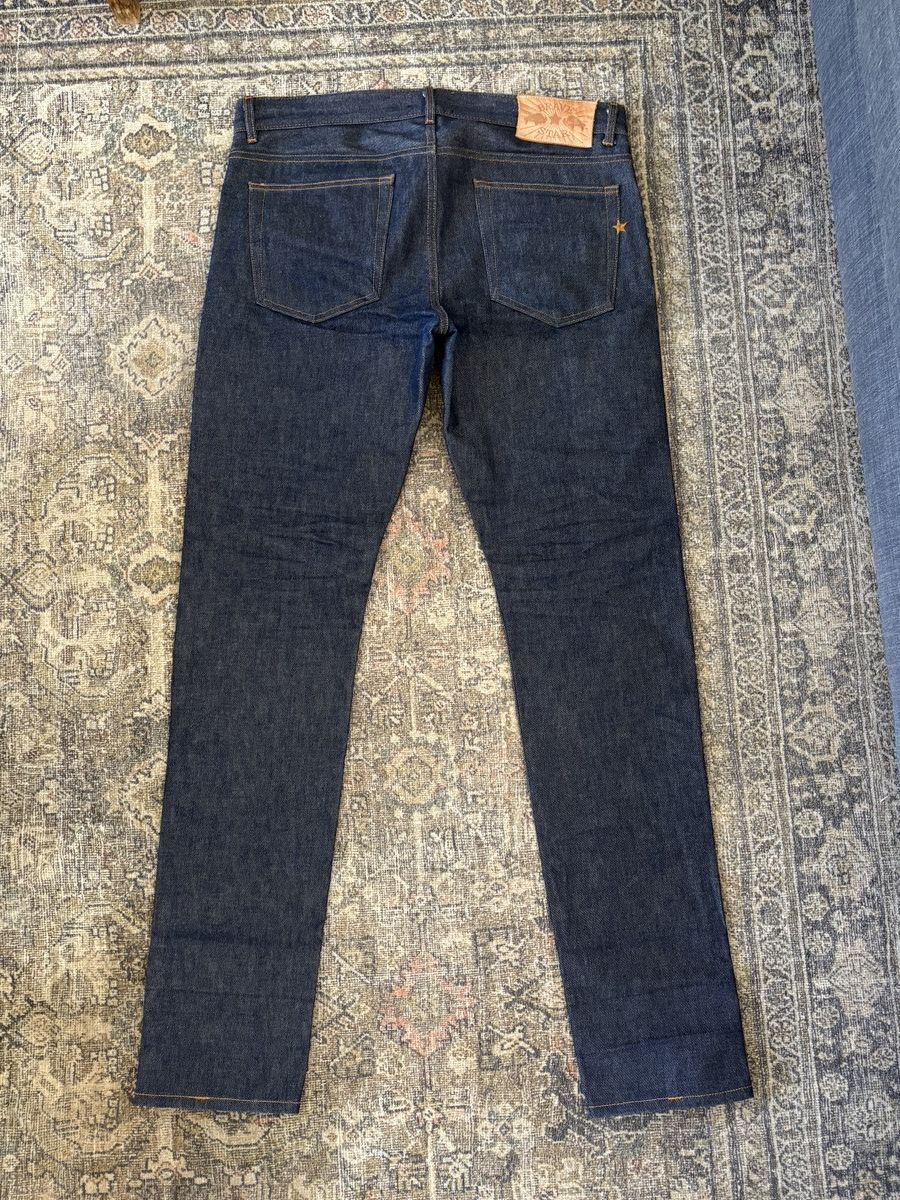 Brave Star Selvage Brave Star Selvage Raw Selvedge Jeans — Indigo / W35 x L36 Size US 35 - 3 Thumbnail