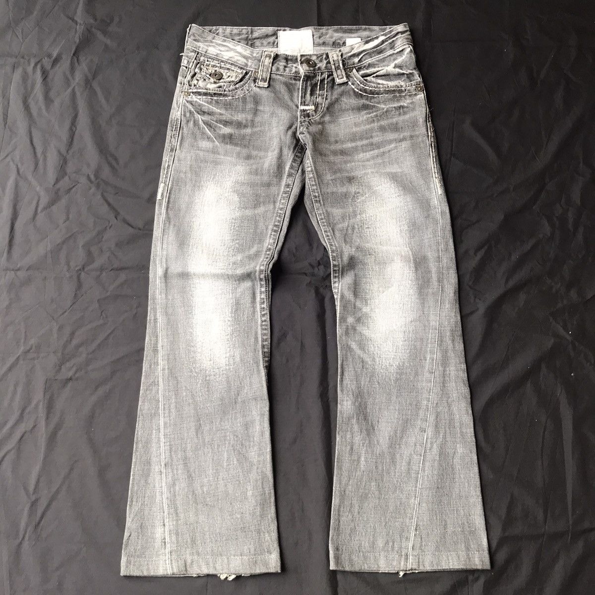 image of Avant Garde x Hysteric Glamour Flare Jeans By Lolita in Grey, Men's (Size 31)