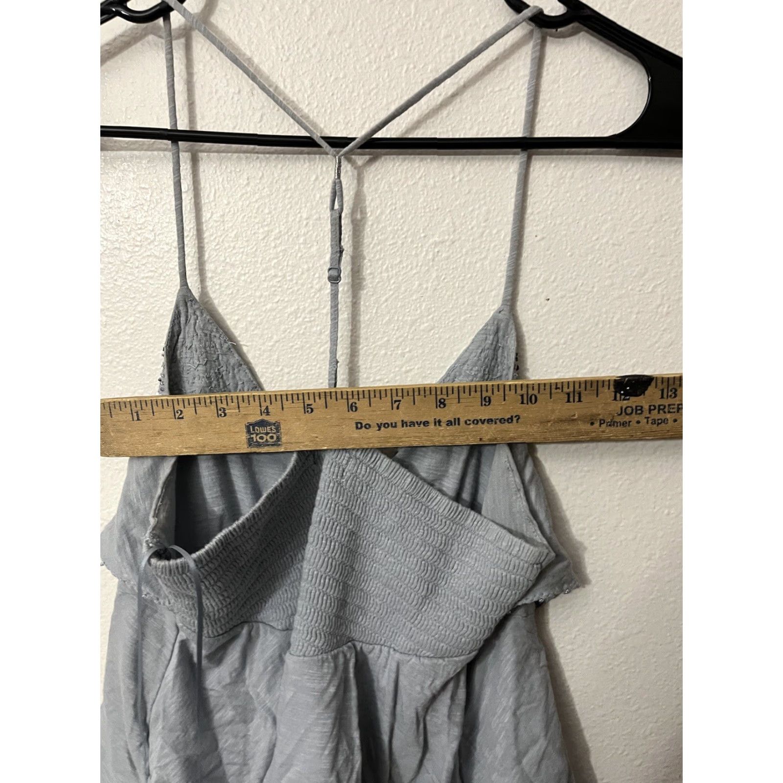 American Eagle Outfitters Women’s American Eagle Top Tank Spaghetti Strap Sleeveless Blouse Size M Gray Size M / US 6-8 / IT 42-44 - 5 Thumbnail