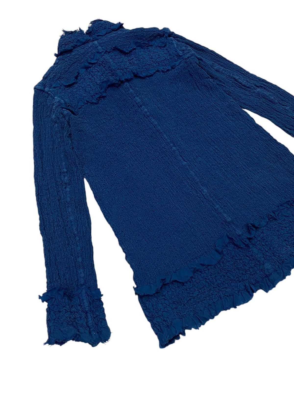 Issey Miyake Me By Issey Miyake Cauliflower Blue Jacket Size M / US 6-8 / IT 42-44 - 17 Thumbnail