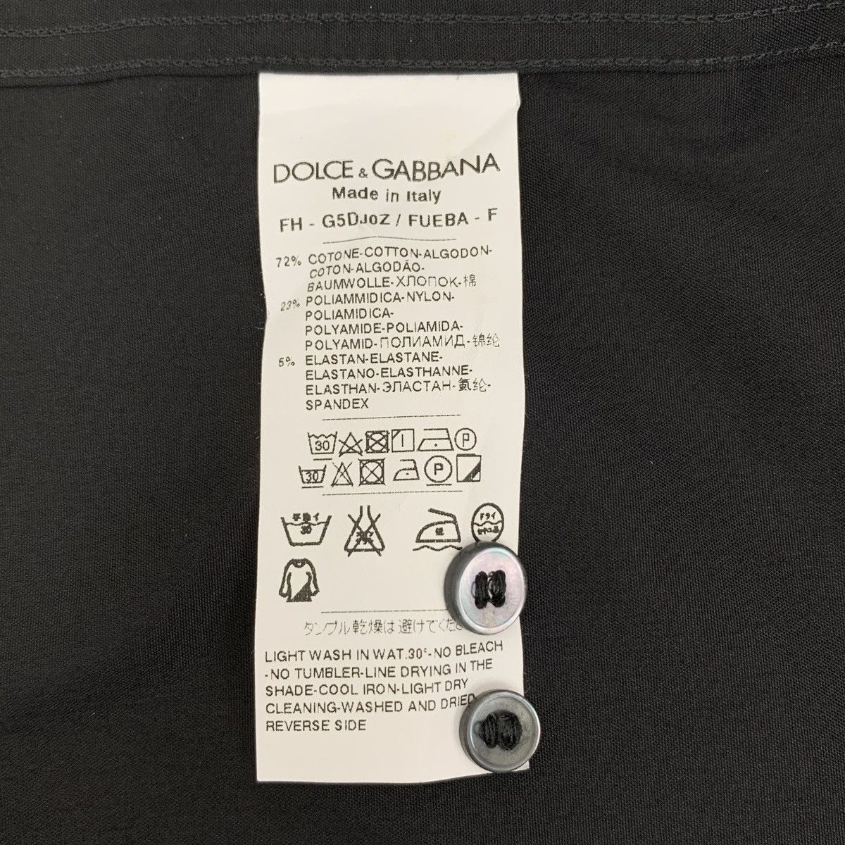 Dolce & Gabbana Dolce Gabbana Crown Embroidered Long Sleeve Shirt K26WX Size US S / EU 44-46 / 1 - 7 Thumbnail