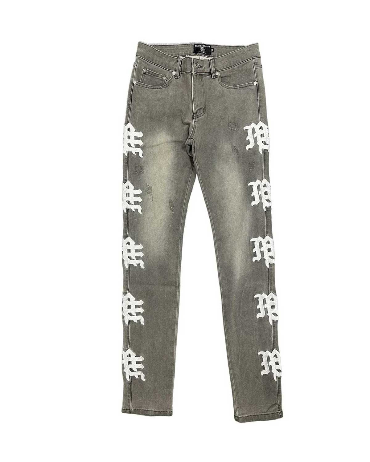 Other Mixed Emotions Monogram Denim Ash Grey Size US 30 / EU 46 - 1 Thumbnail