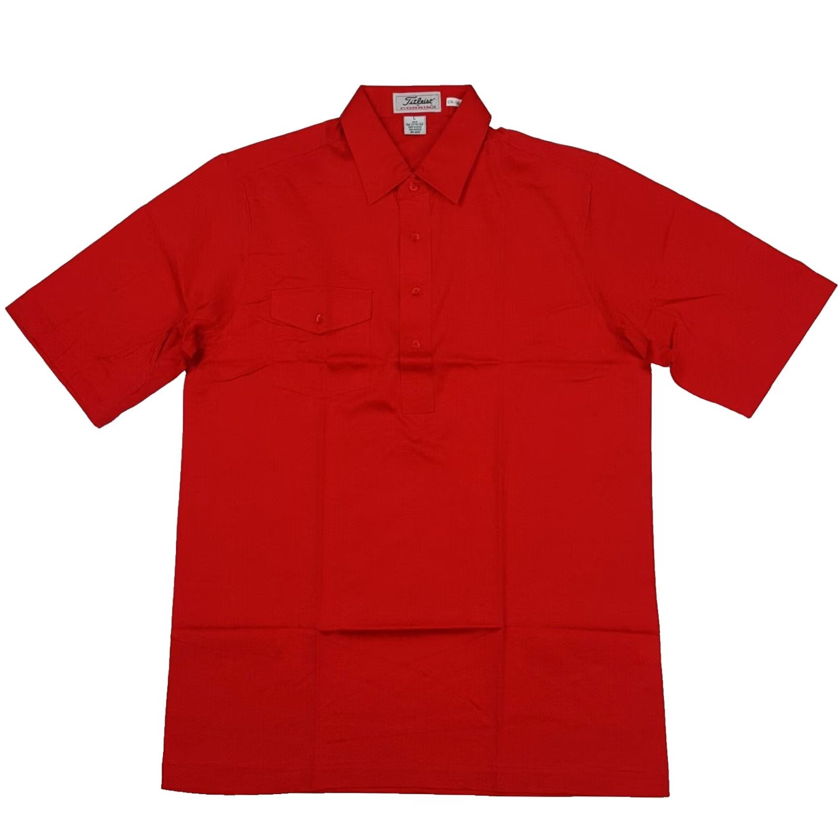 Titleist VINTAGE Titleist Golf Polo Shirt Pocket Man L Red Casual 90s Preppy Short Sleeve Japan Size US L / EU 52-54 / 3 - 2 Thumbnail