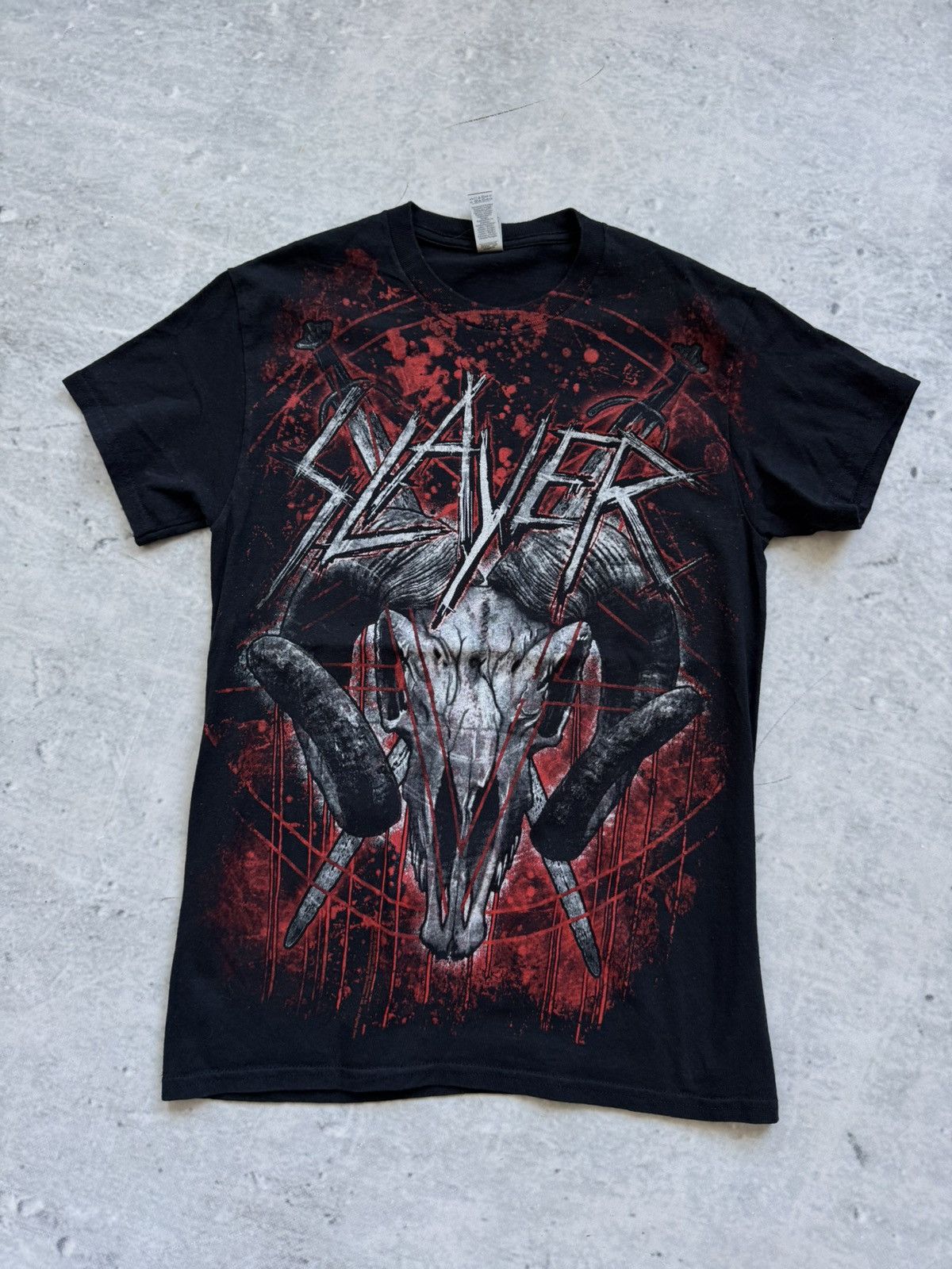Slayer Slayer big logo tee full print Size US S / EU 44-46 / 1 - 1 Thumbnail