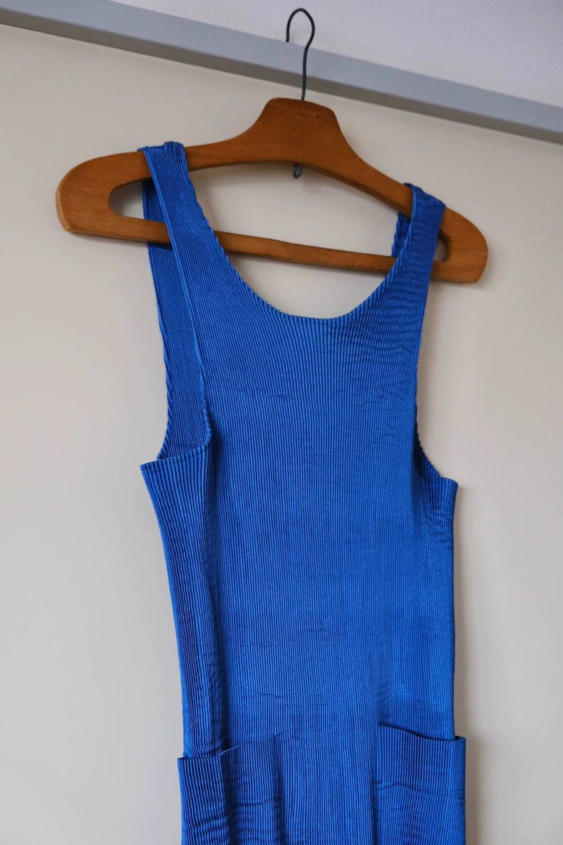 Issey Miyake Issey Miyake Blue pleated vest dress Size M / US 6-8 / IT 42-44 - 2 Thumbnail