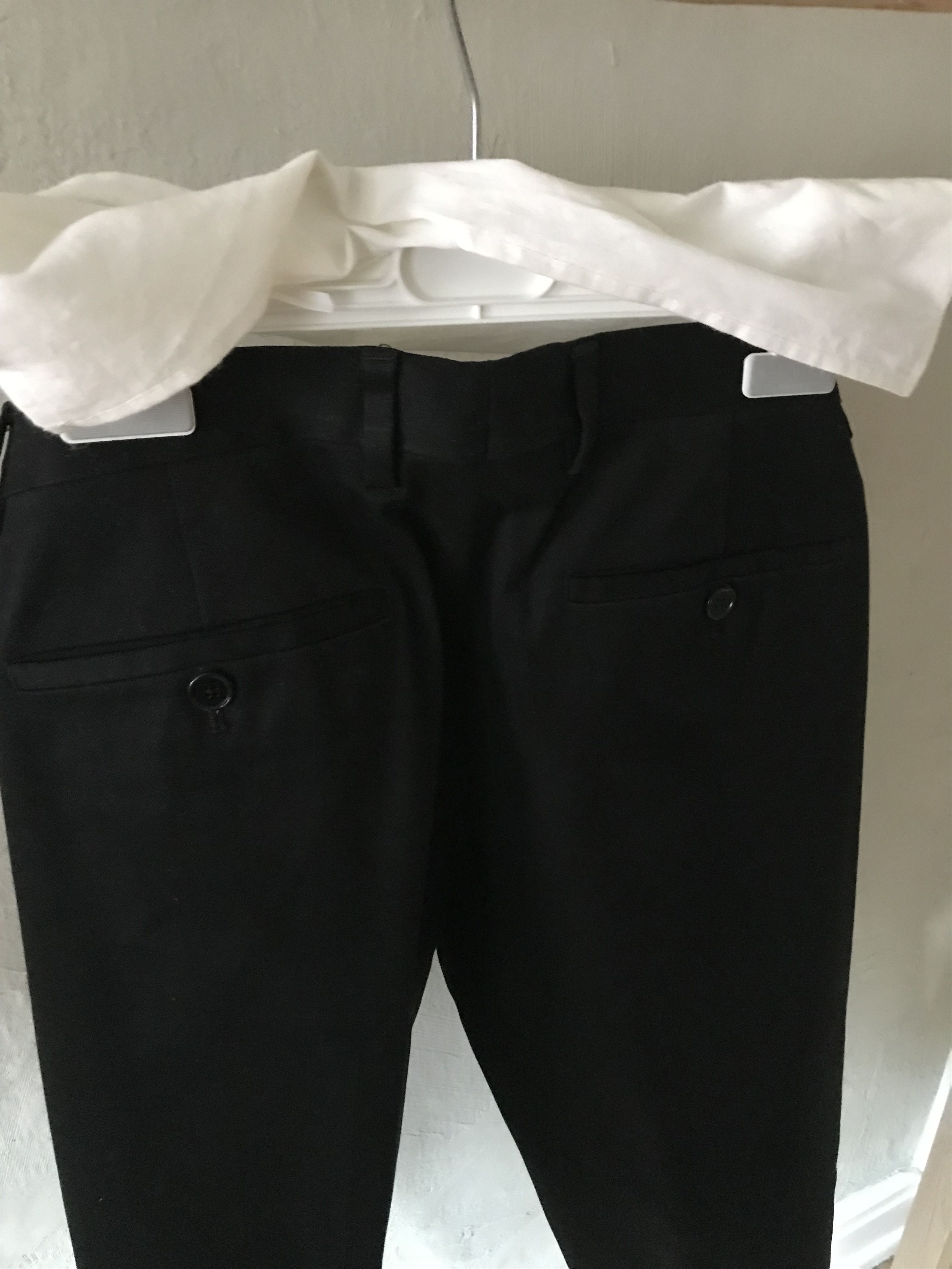 Maison Margiela AW15 Maison Margiela 14 black cotton semi-dressed pants Size US 32 / EU 48 - 10 Thumbnail