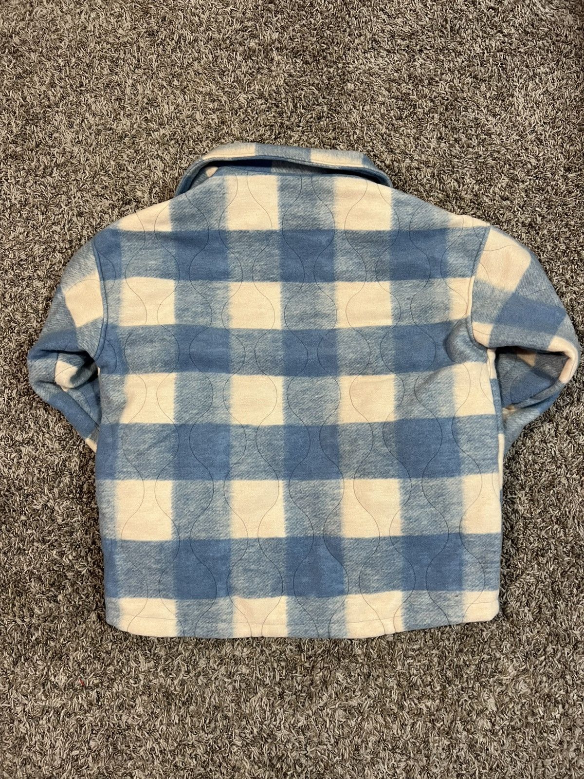 Other Cream & blue flannel jacket Size US XL / EU 56 / 4 - 2 Thumbnail