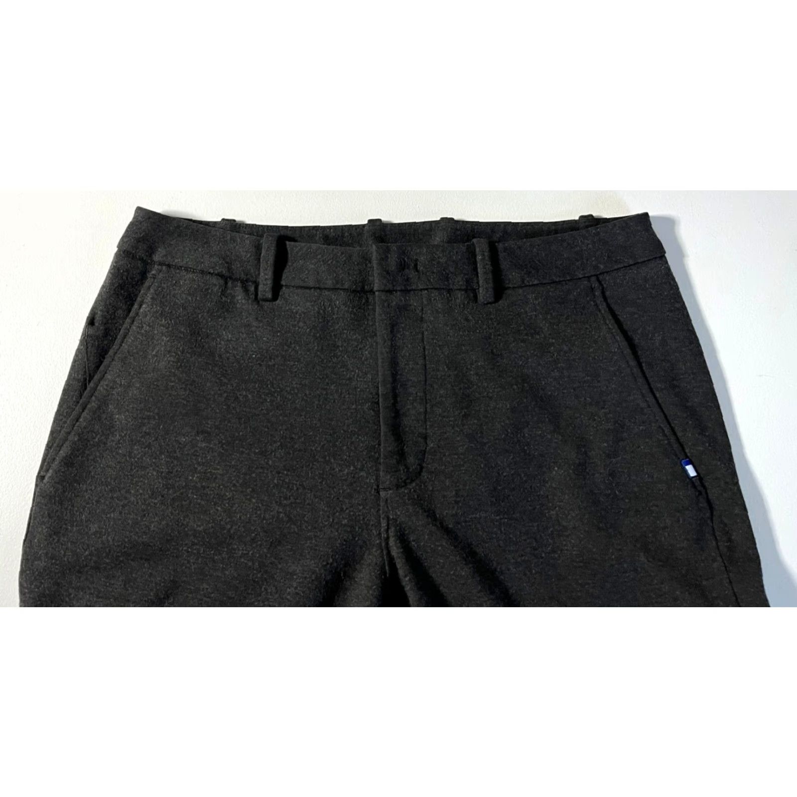 Vintage Kit and Ace Men's Chino Pants Rayon Blend Stretch Gray 34 Inseam 29.5 in Flat Front Belt Loops Casual City Preppy Mens Size US 34 / EU 50 - 5 Thumbnail
