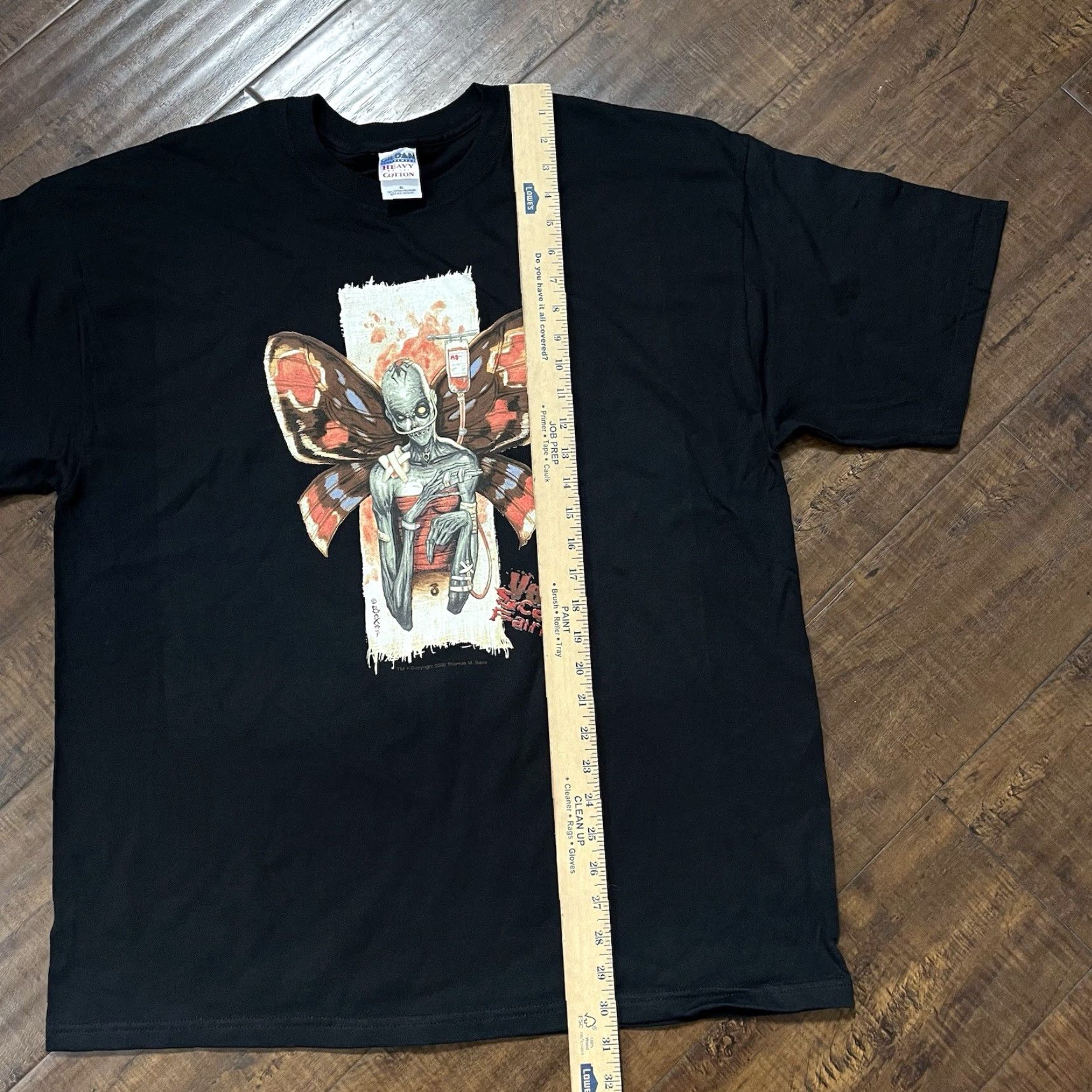Vintage VINTAGE Thomas Baxa Magic The Gathering D&D Fairies Dark Art Y2K T-Shirt XL Size US XL / EU 56 / 4 - 7 Thumbnail