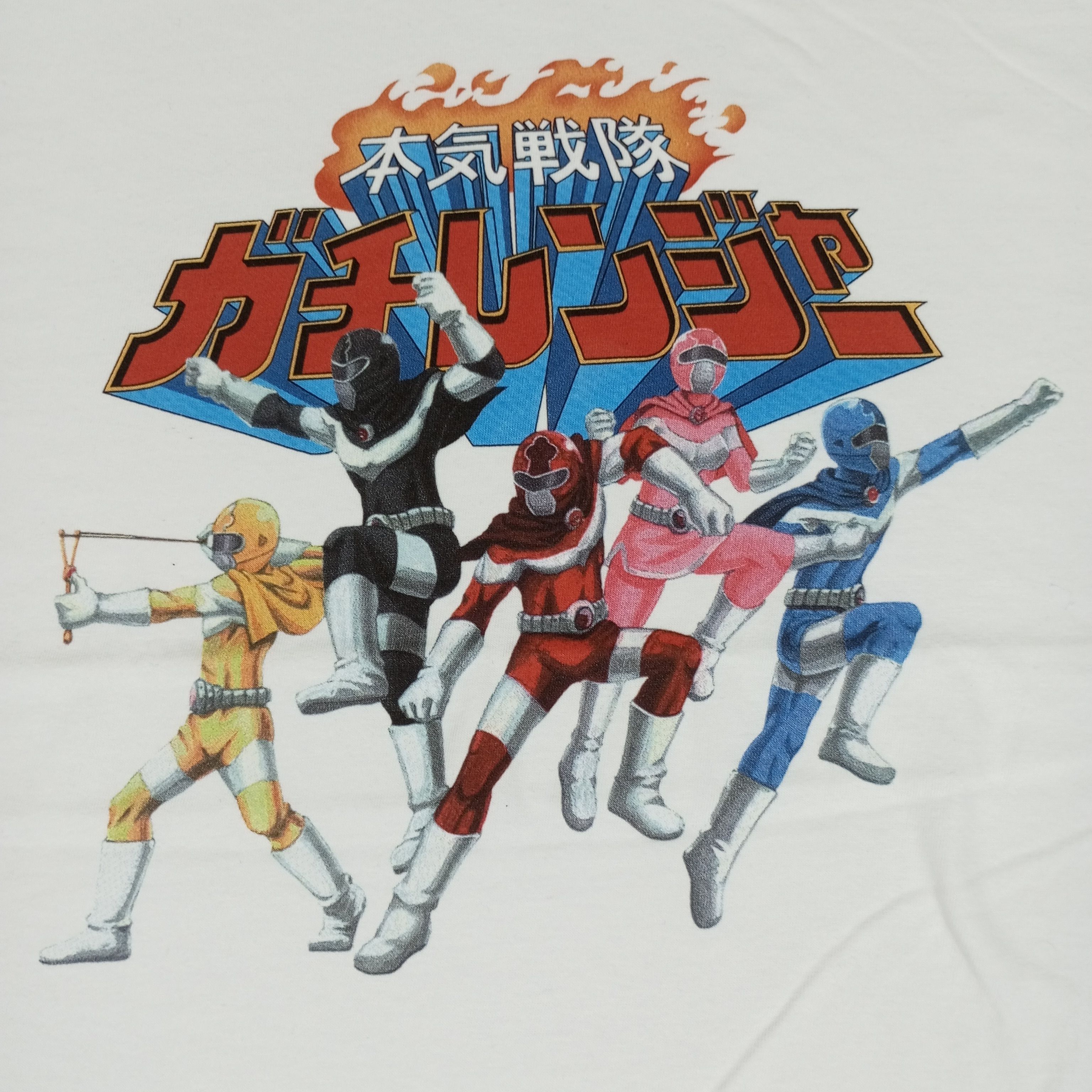 Japanese Brand × Vintage Power Rangers Japanese Superhero Cospa Tshirt Size US L / EU 52-54 / 3 - 2 Thumbnail