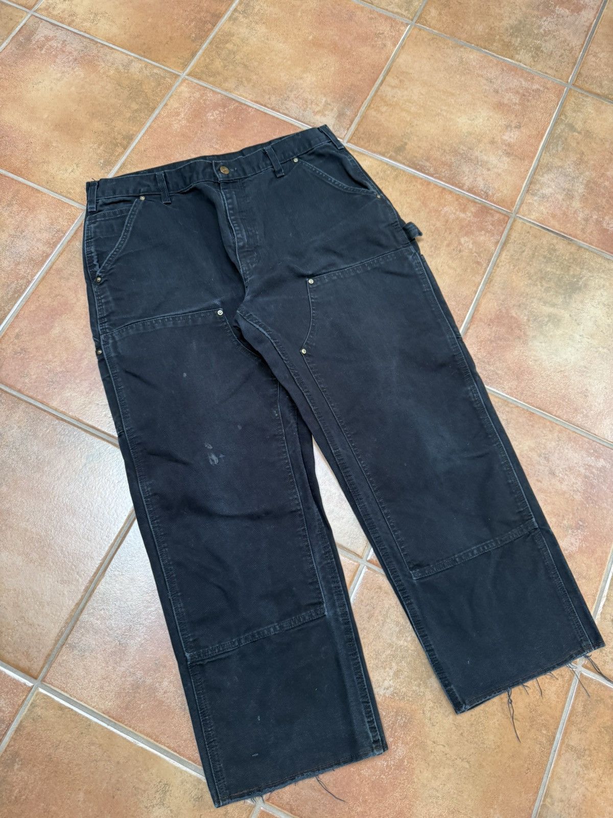 Carhartt Vintage Black Carhartt Double Knees Size US 36 / EU 52 - 2 Thumbnail