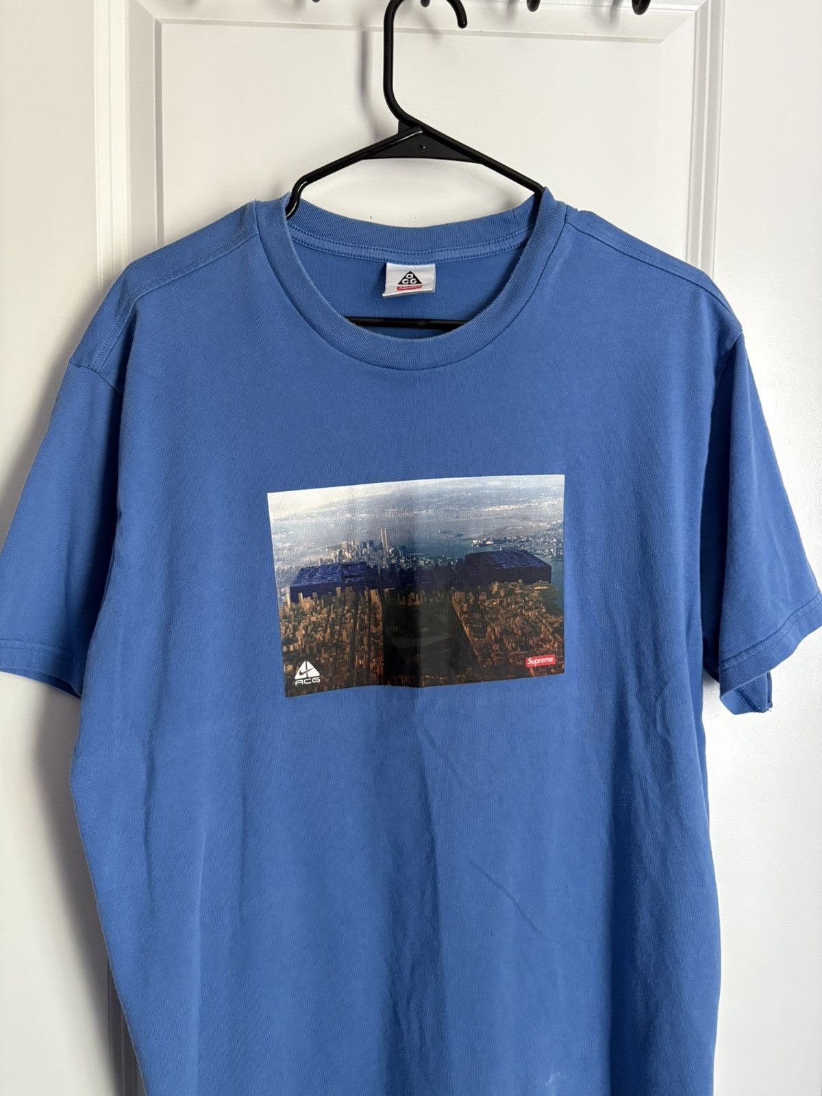 Nike ACG × Supreme Supreme X Nike ACG Manhattan Tee (Blue, SS22) Size US L / EU 52-54 / 3 - 1 Thumbnail