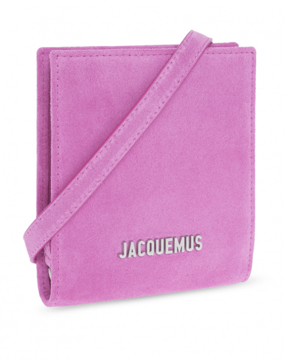 Jacquemus o1mle0625 Size: OS / Le Gadjo Wallet in Pink Size ONE SIZE - 3 Thumbnail