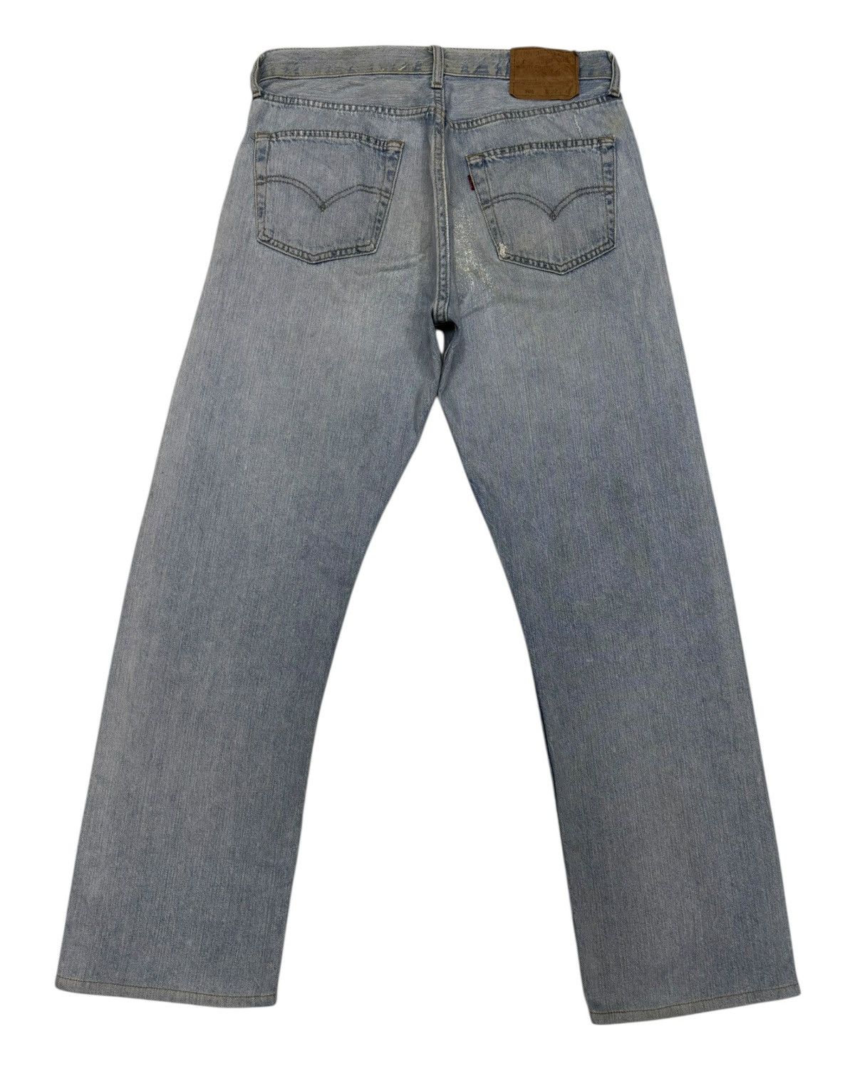 Kapital 🔥VINTAGE LEVIS 501 STITCH EMBROIDERY BLUE WASH JEANS Size US 31 - 10 Thumbnail