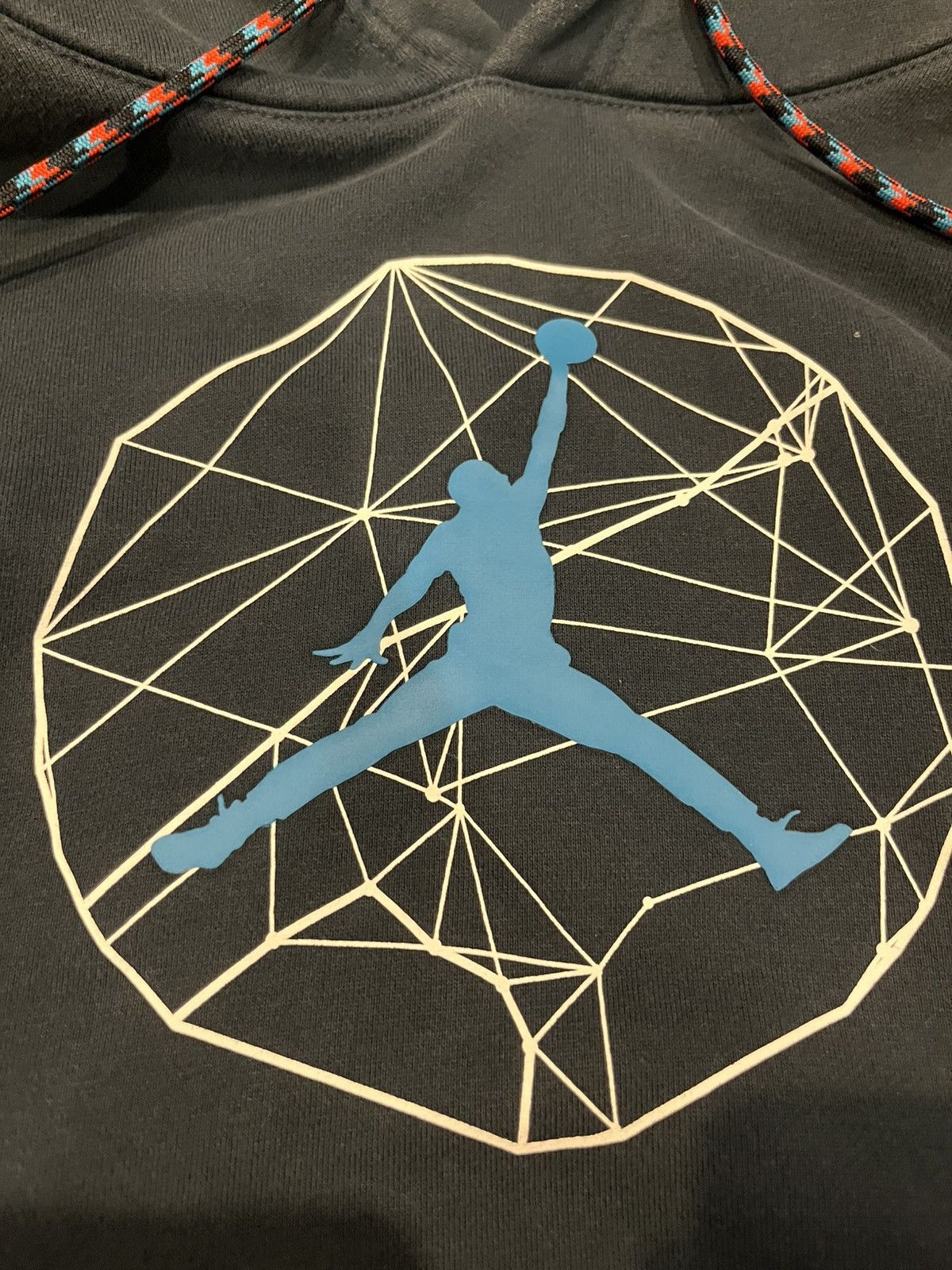 Jordan Brand Air Jordan Pullover Hoodie Blue Logo Size M Size US M / EU 48-50 / 2 - 2 Thumbnail