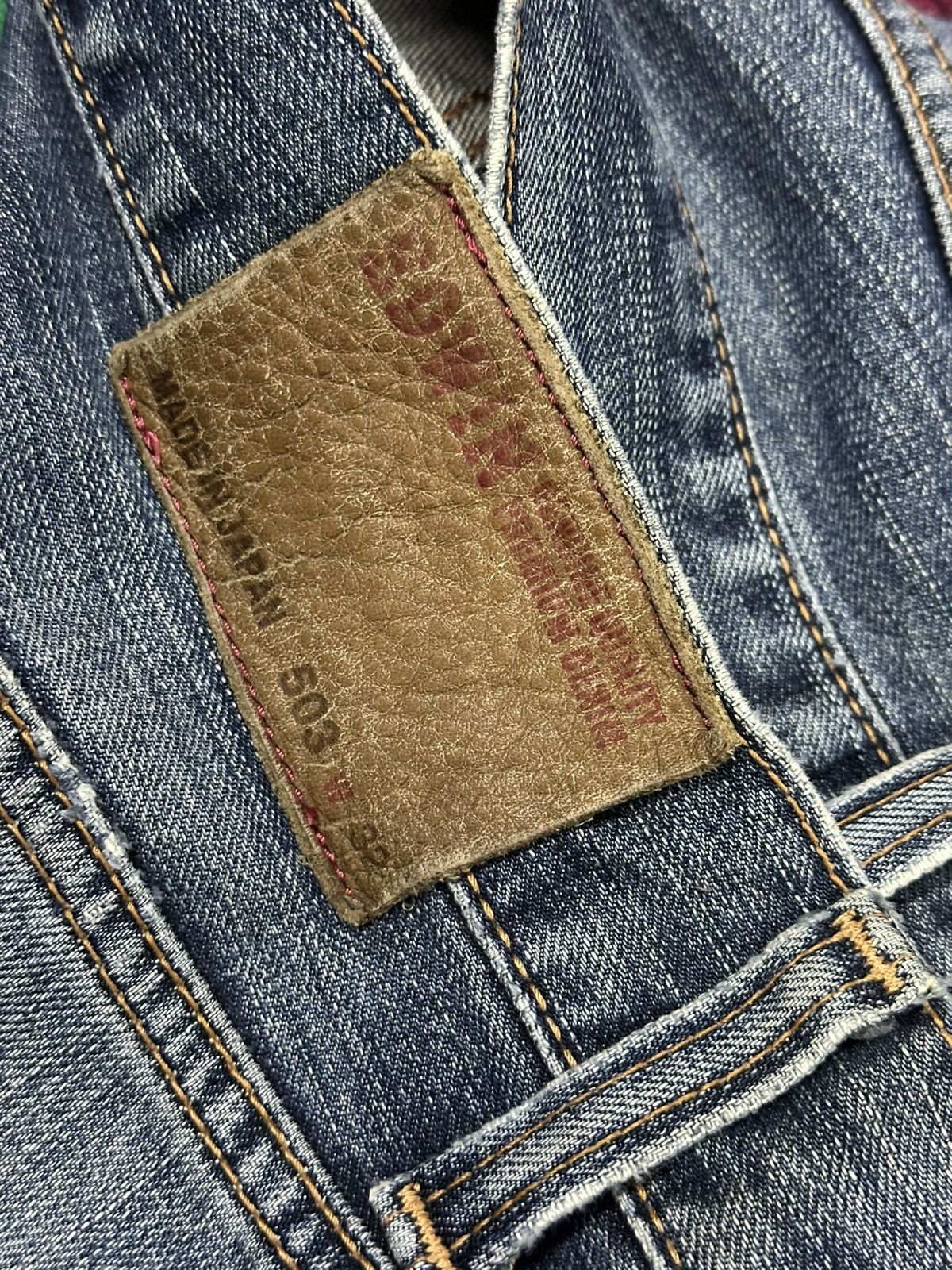 Kapital Distress Vintage Edwin 503 bluewashed. Size US 32 / EU 48 - 10 Thumbnail
