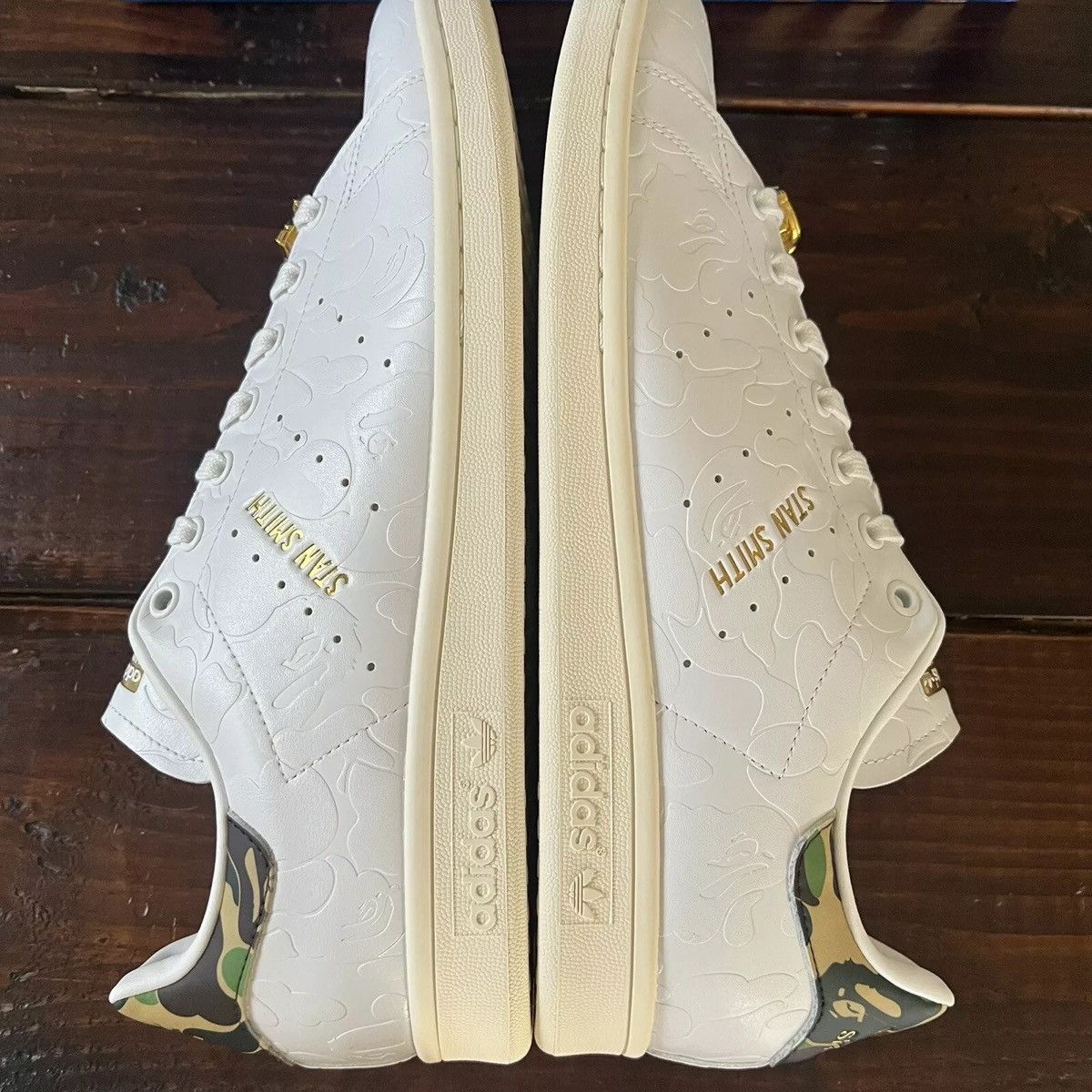 Adidas Adidas x Bathing Ape BAPE Stan Smith 30th Anniversary Shoes Size US 12 / EU 45 - 5 Thumbnail