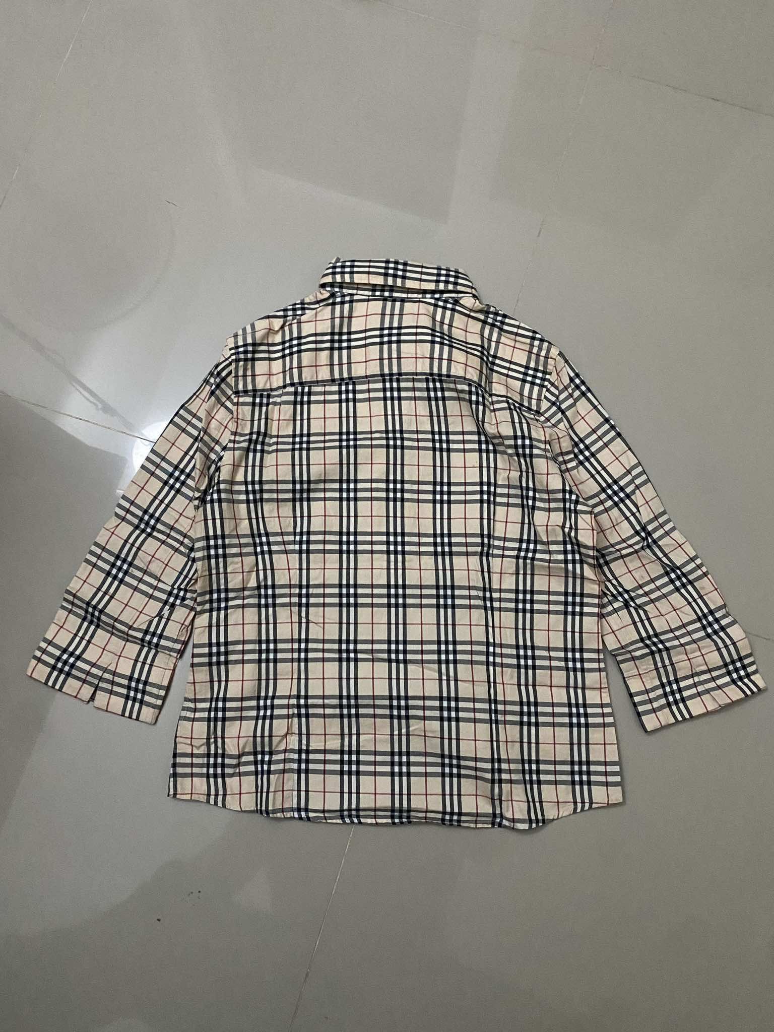 Burberry × Vintage Burberry Women Checked 3/4 Size M / US 6-8 / IT 42-44 - 8 Thumbnail