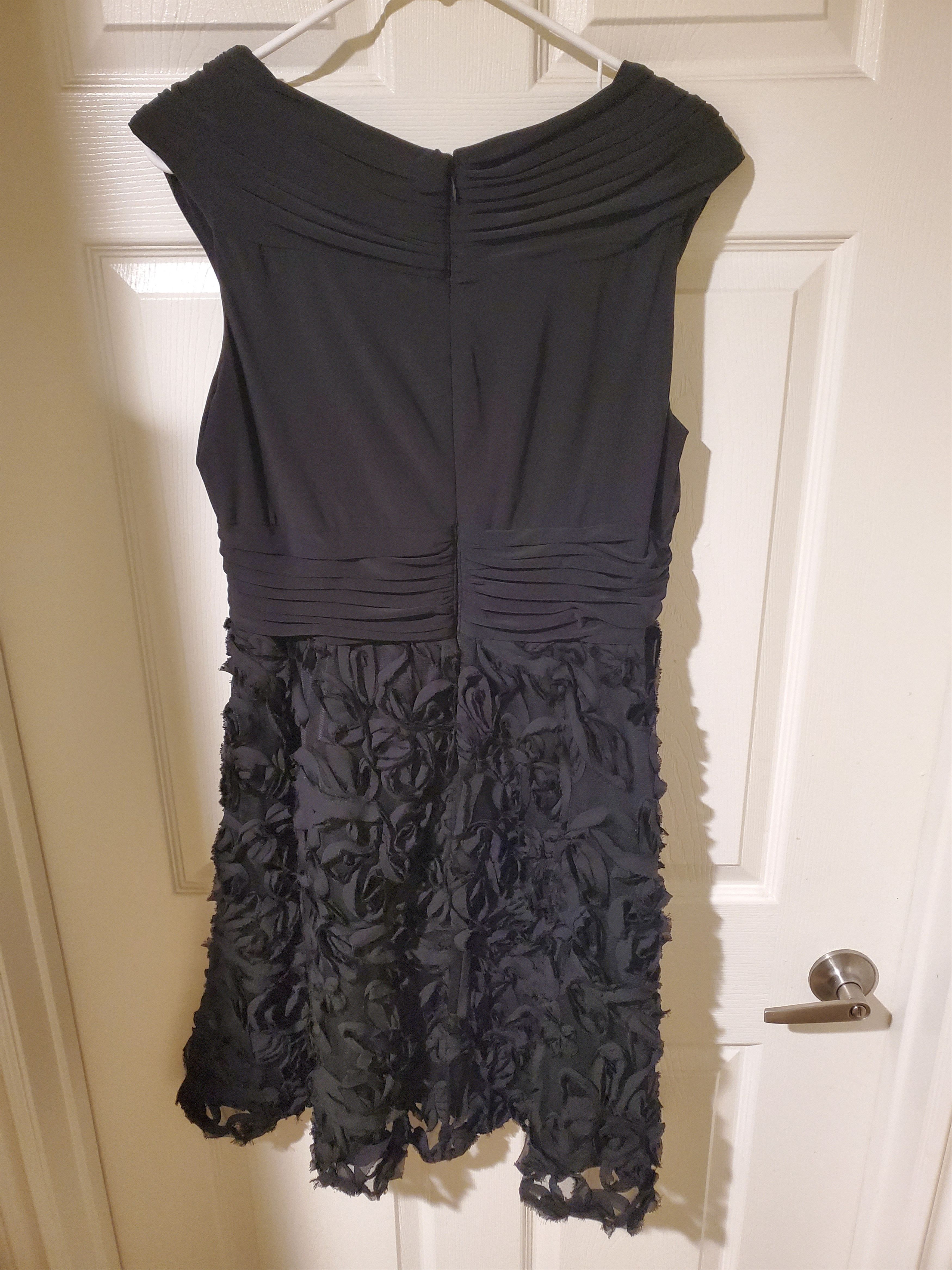 Vintage Vintage Patra Black Formal Floral Dress (size 16) Size XXL / US 16-18 / IT 52-54 - 4 Thumbnail