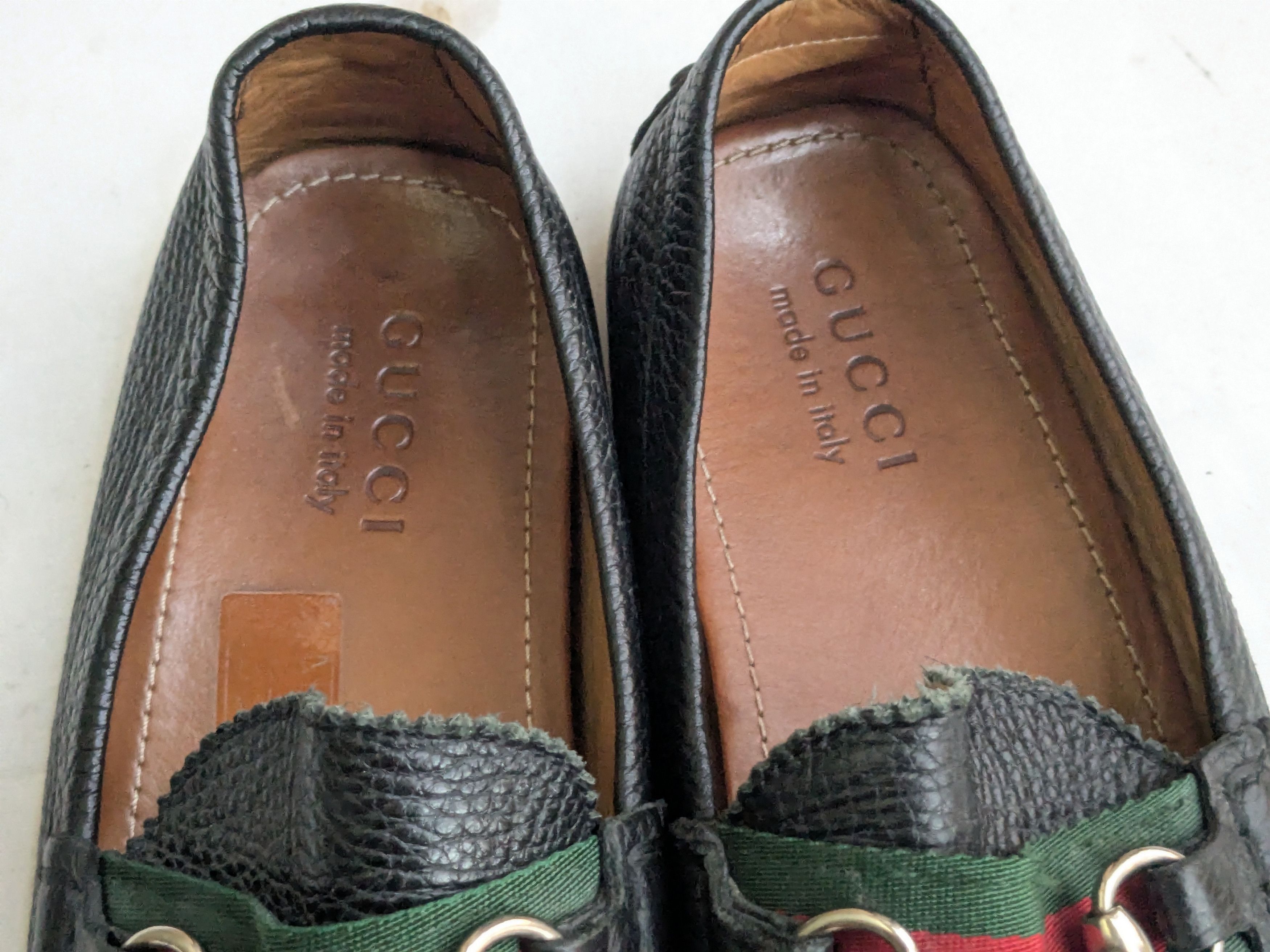 Gucci Gucci Horsebit Driving Loafers Black Leather 9 Slip On Size US 9 / EU 42 - 2 Thumbnail