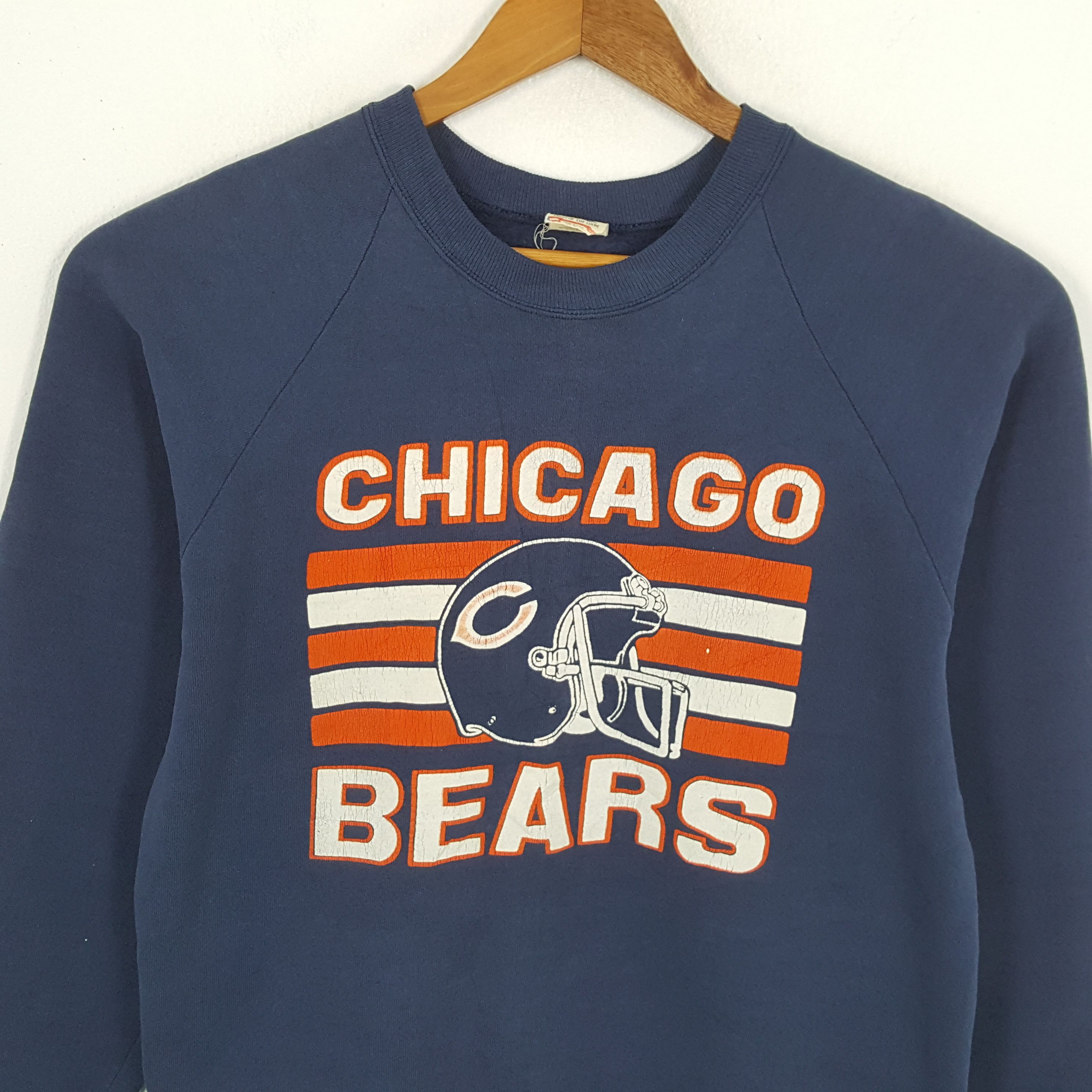 NFL × Vintage Vintage 90's CHICAGO BEARS American Football NFL Sweatshirts Size US M / EU 48-50 / 2 - 2 Thumbnail